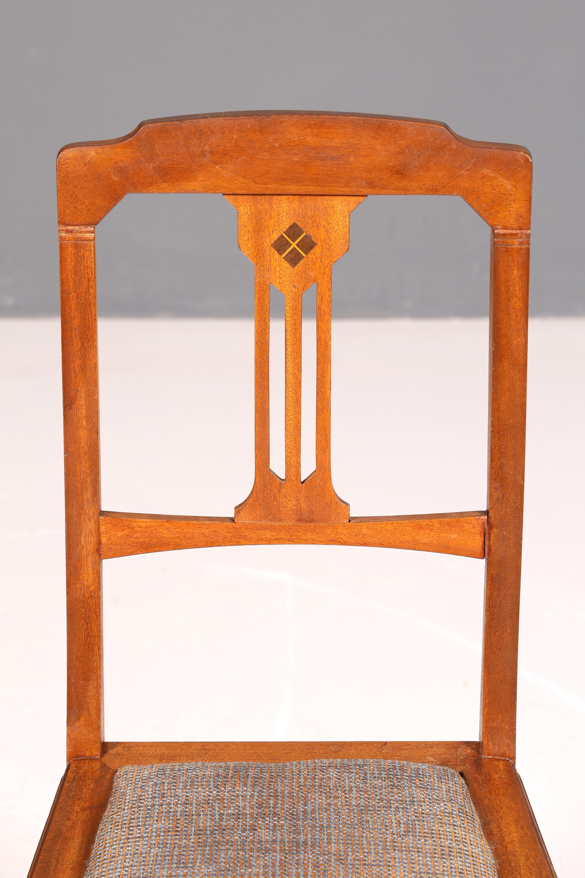 Wunderschöner Jugendstil Stuhl Sekretär Stuhl Antik Eiche Küchenstuhl um 1900 Esszimmerstuhl