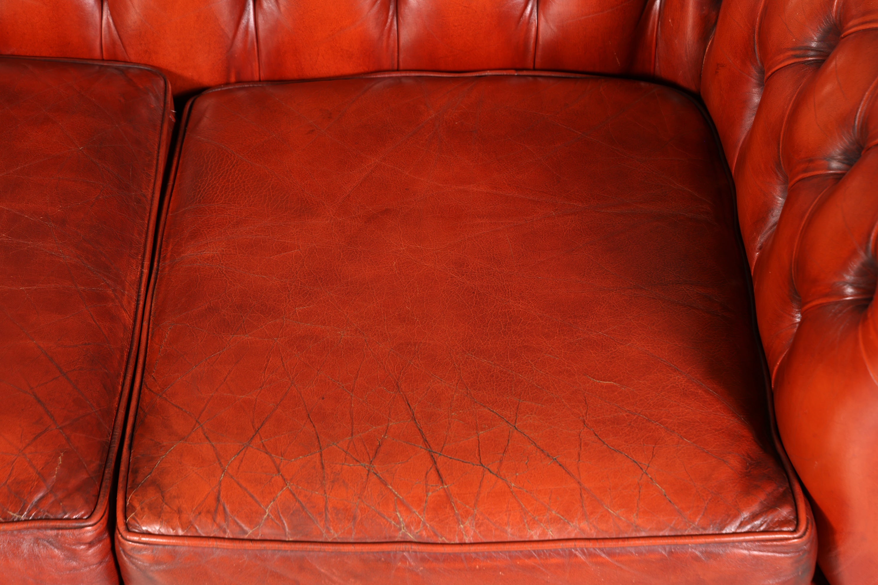 Traumhaftes Original Chesterfield Sofa 2-Sitzer UK Couch England Polstersofa