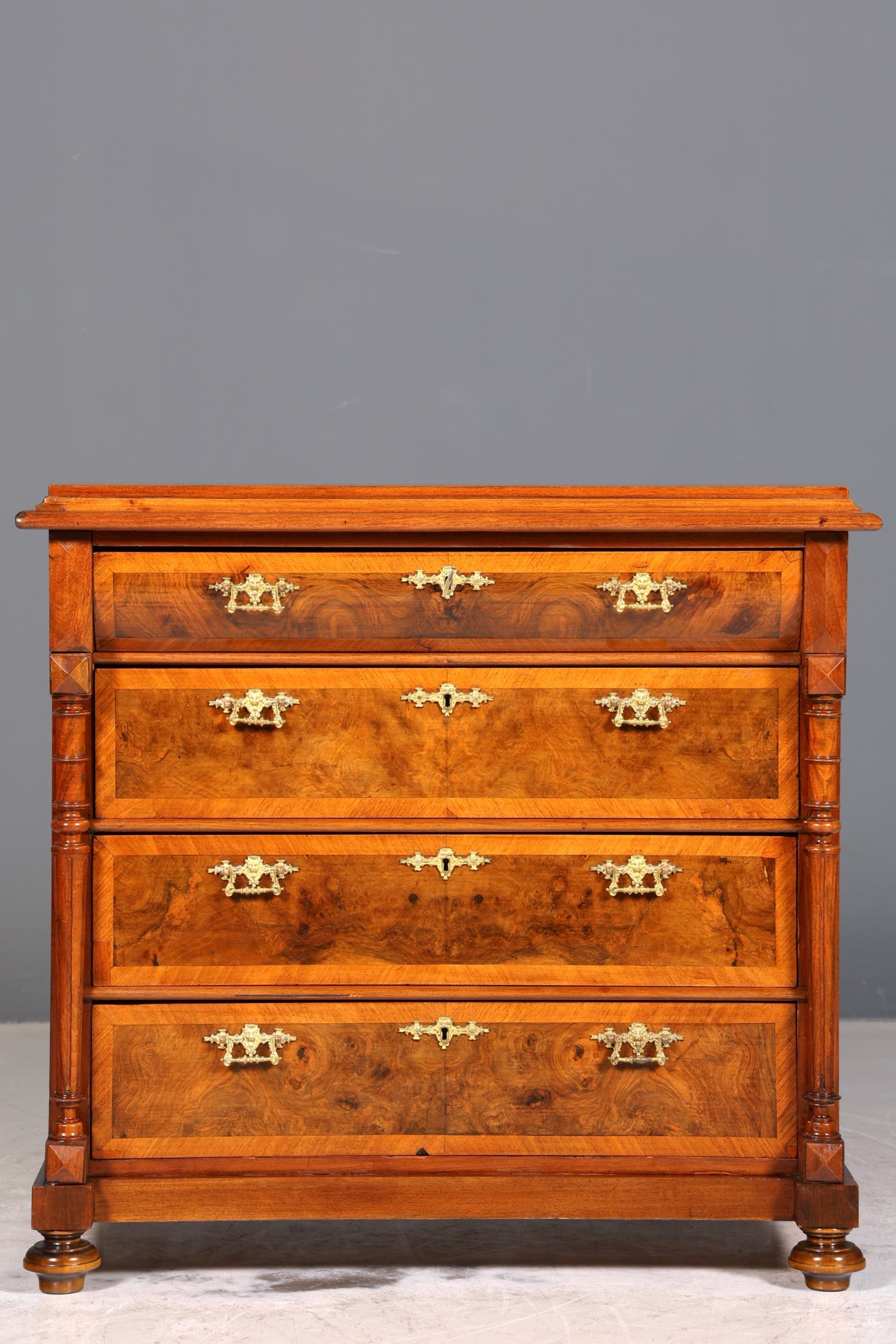 Wunderschöne Louis Philippe Kommode Gründerzeit Schubladen Kommode um 1880