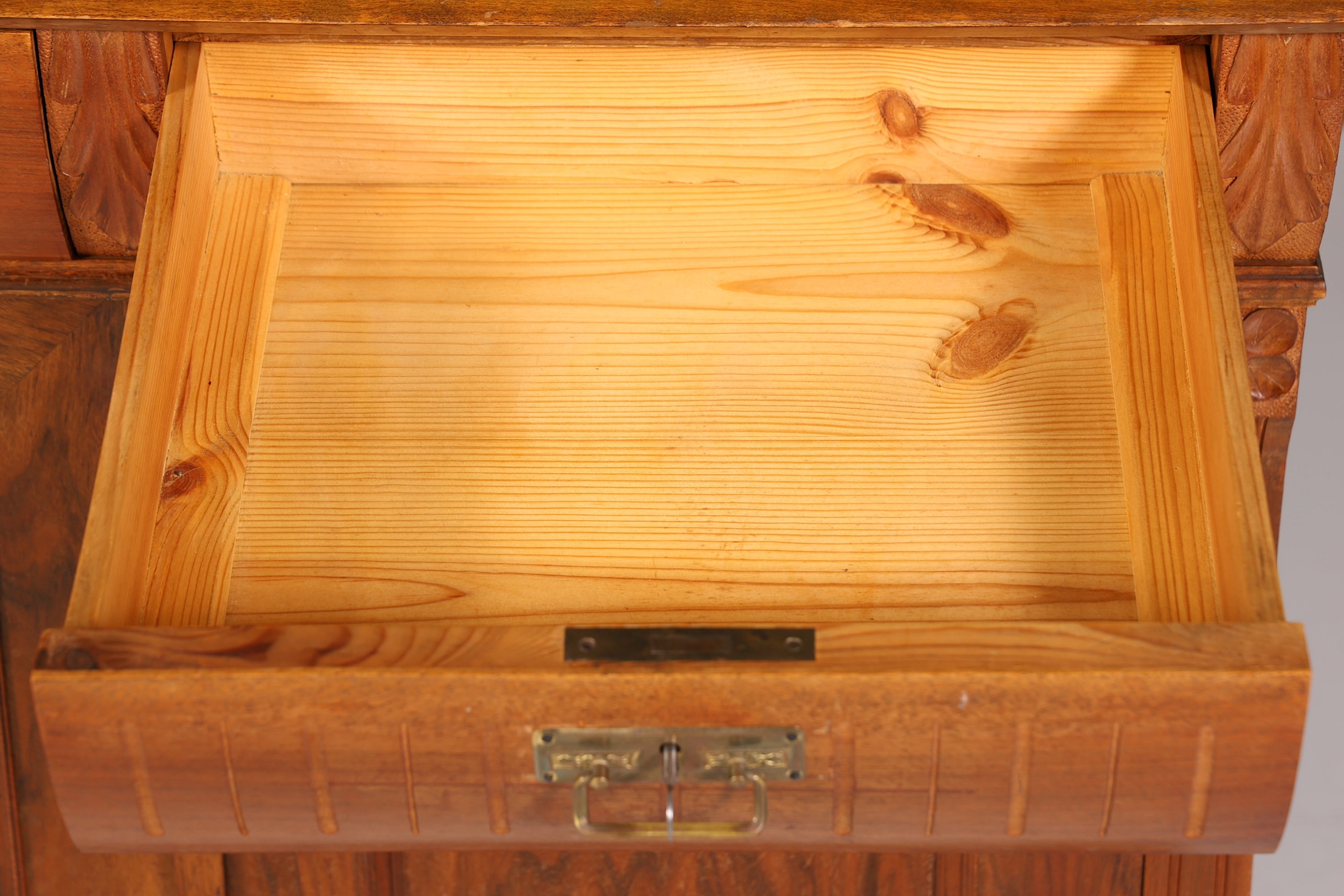 Wunderschöner Gründerzeit Vertiko echt Holz Antik Jugendstil Schrank Kommode