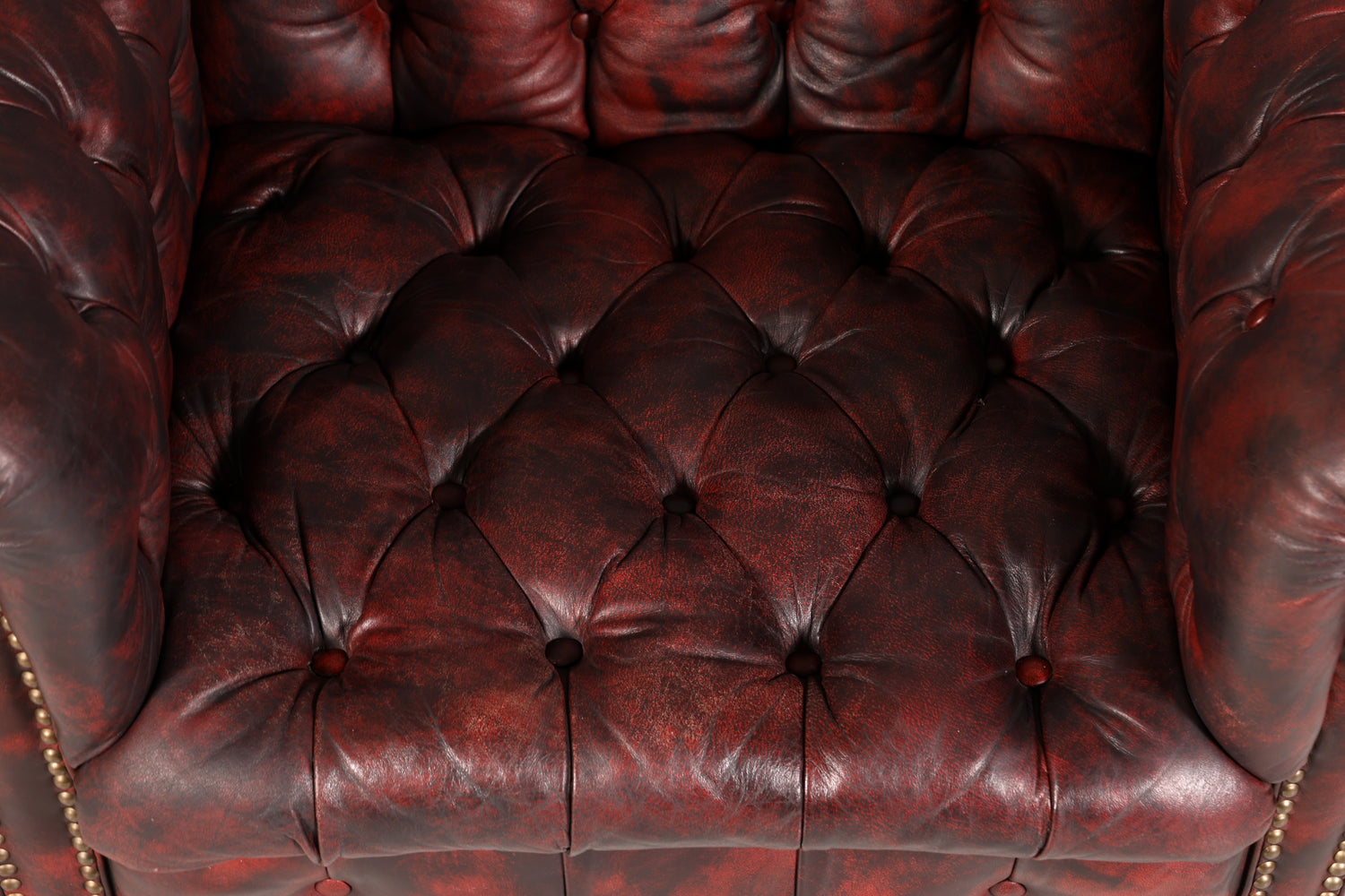 Wunderschöner Original Chesterfield Sessel Englisch Leder Armlehnsessel Herrensessel 2 von 2