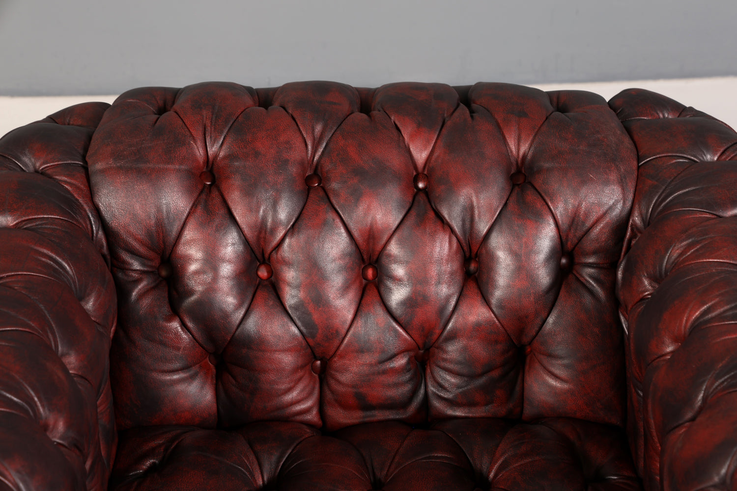 Wunderschöner Original Chesterfield Sessel Englisch Leder Armlehnsessel Herrensessel 2 von 2