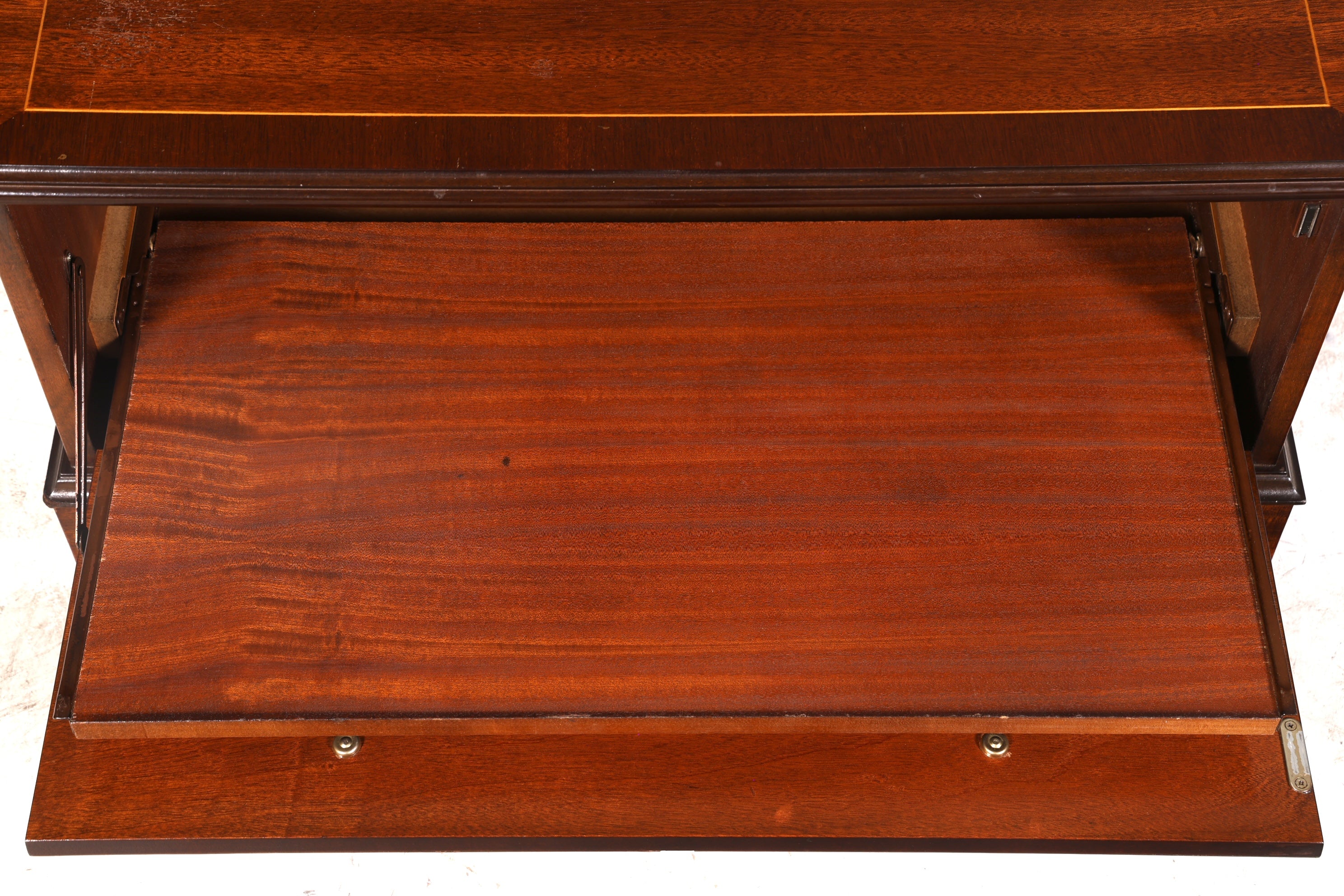 Wunderschöne Englische Kommode Holz Klapp Schrank Antik Sideboard Hifi Kommode