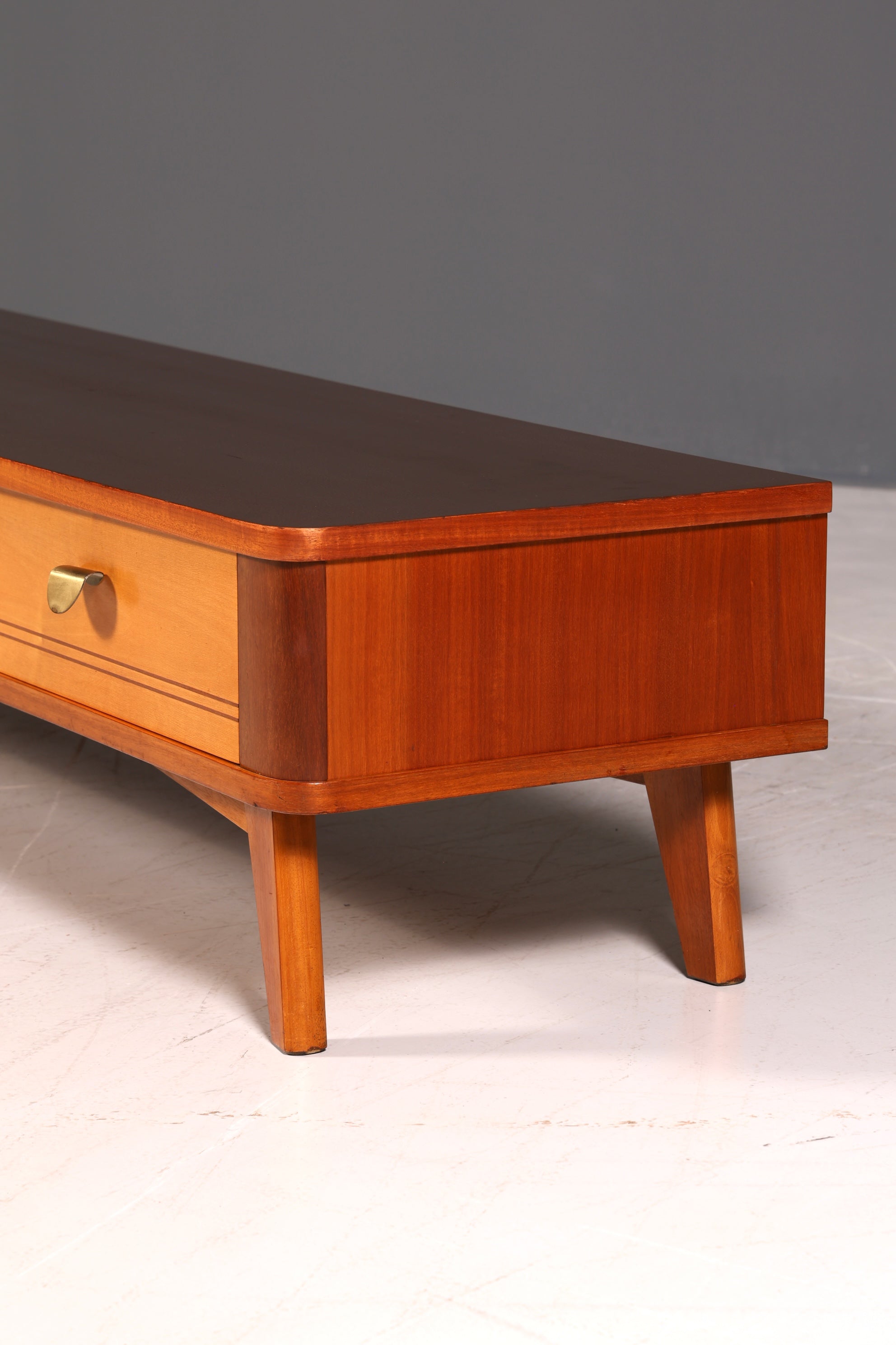 Mid Century Sideboard Vintage TV Kommode 60s Schrank Longboard Retro Lowboard