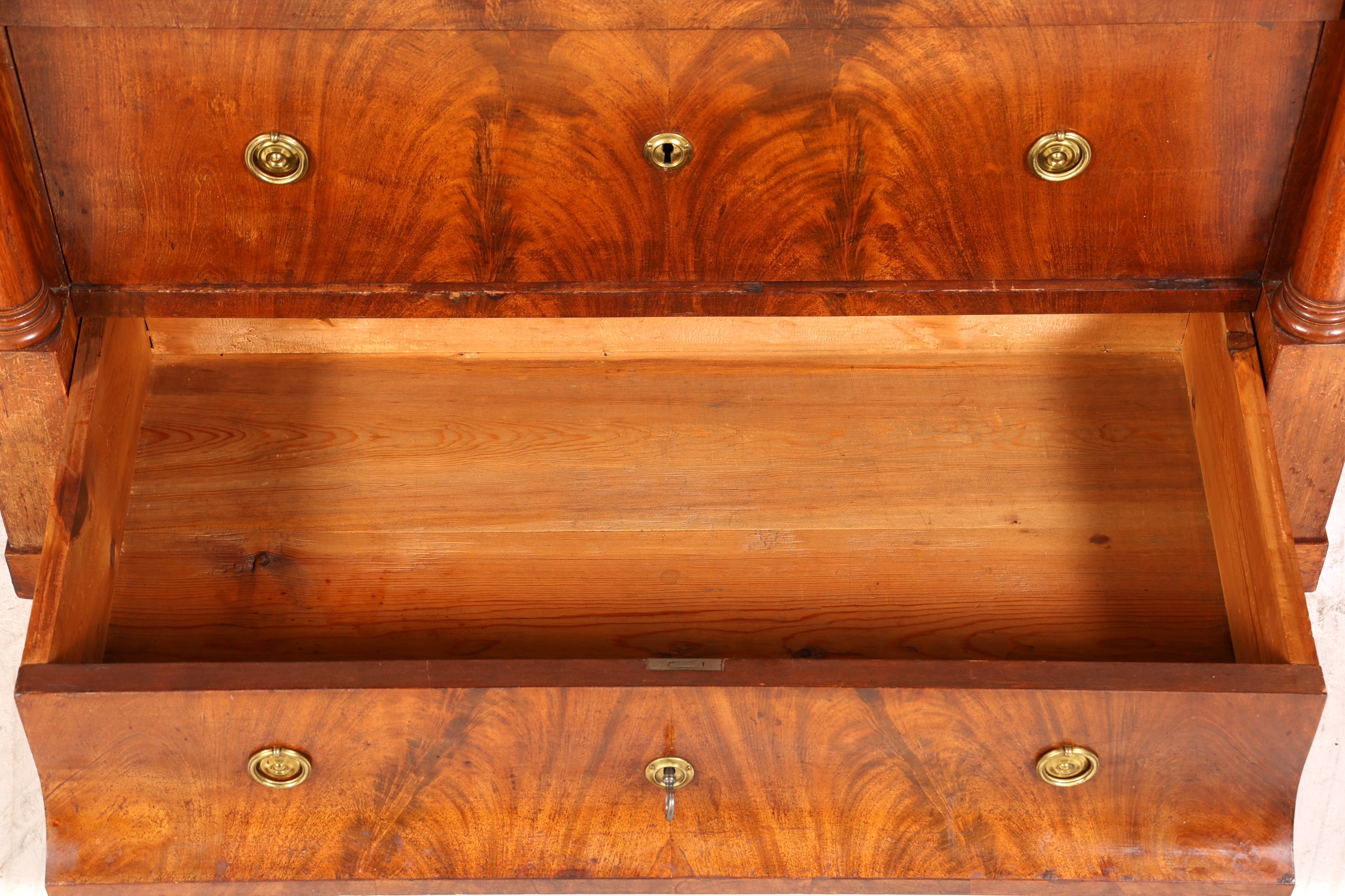 Wunderschöne Biedermeier Kommode Antik Schrank Schubladenkommode Wäschekommode