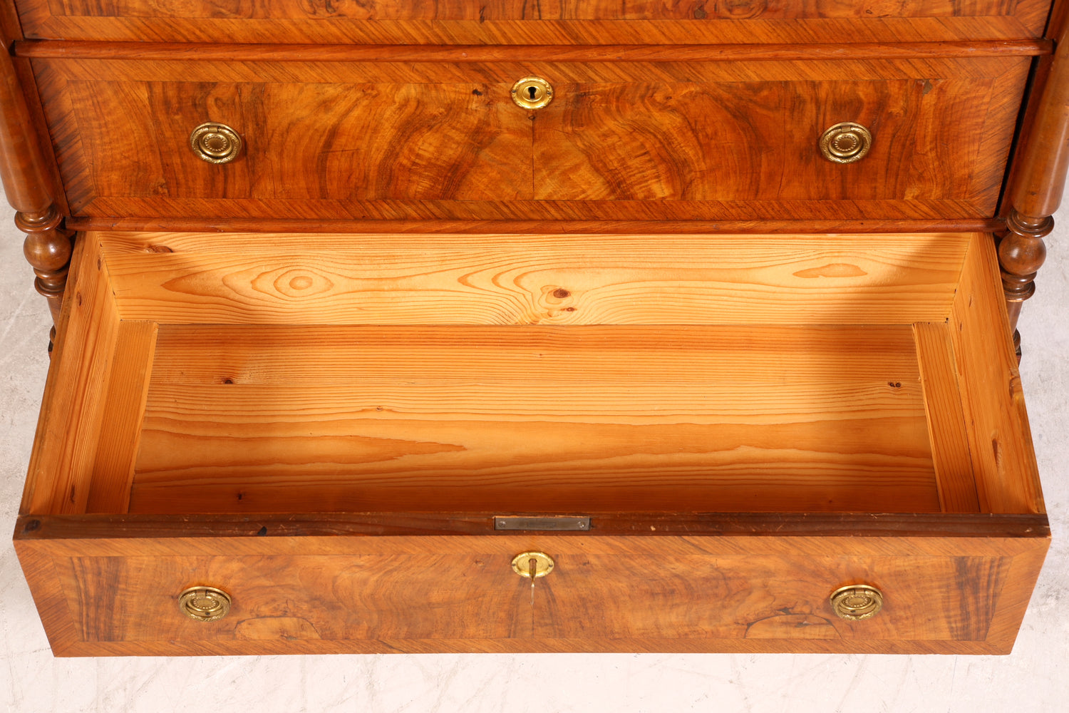 Edler Gründerzeit Sekretär Vertiko Highboard Jugendstil Kommode Schrank um 1880