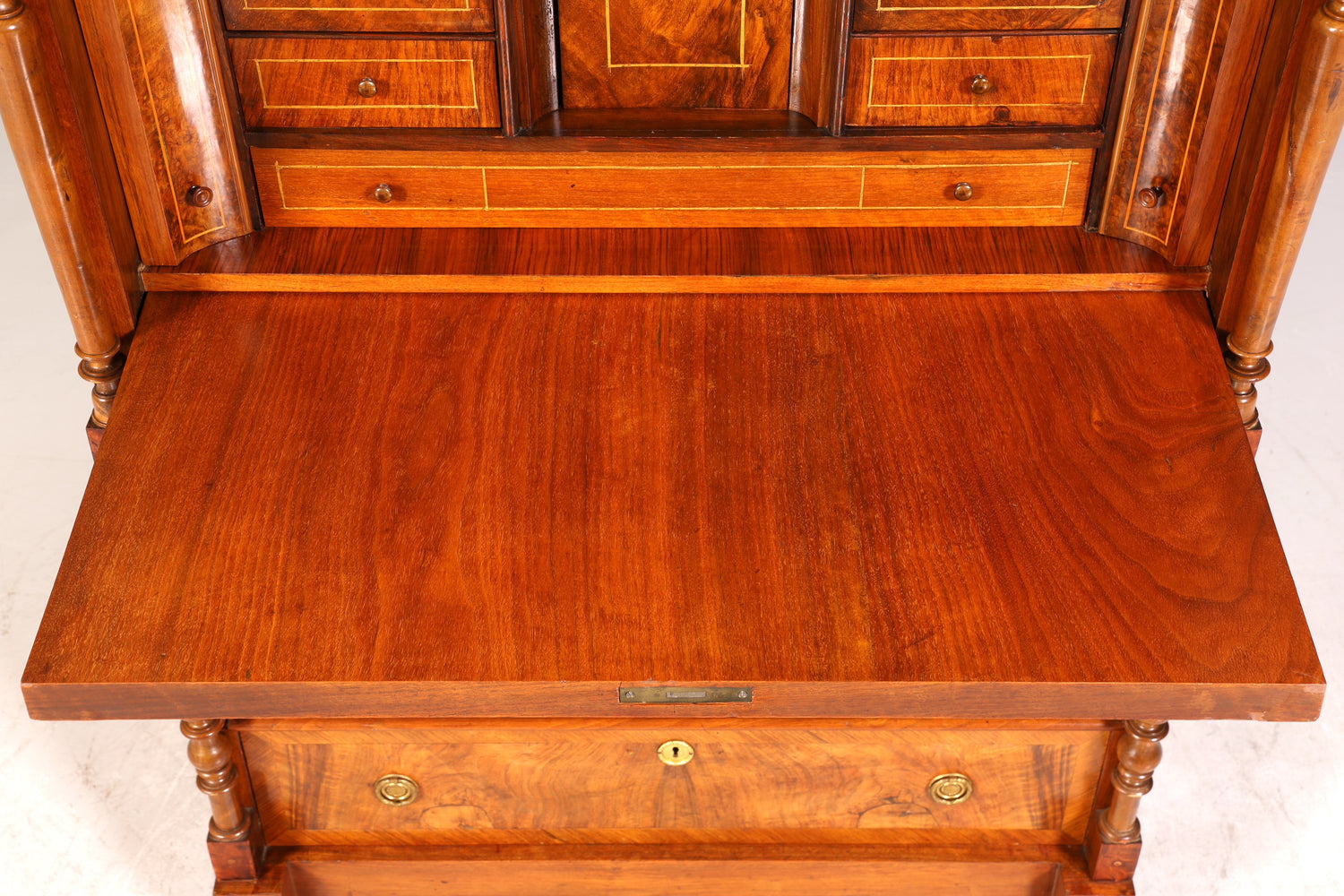 Edler Gründerzeit Sekretär Vertiko Highboard Jugendstil Kommode Schrank um 1880