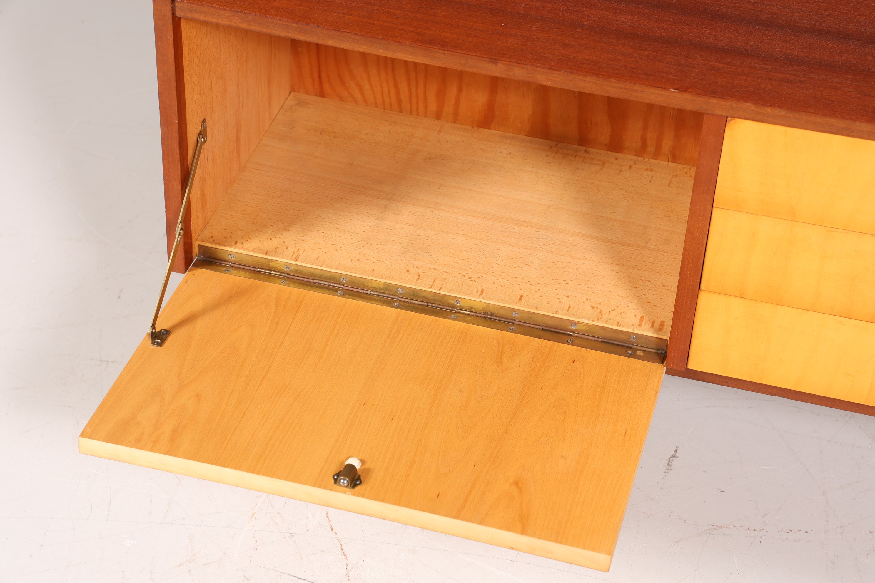 Wunderschöne Mid Century Kommode Vintage Schrank Retro Flur Kommode 60s Schubladenkommode
