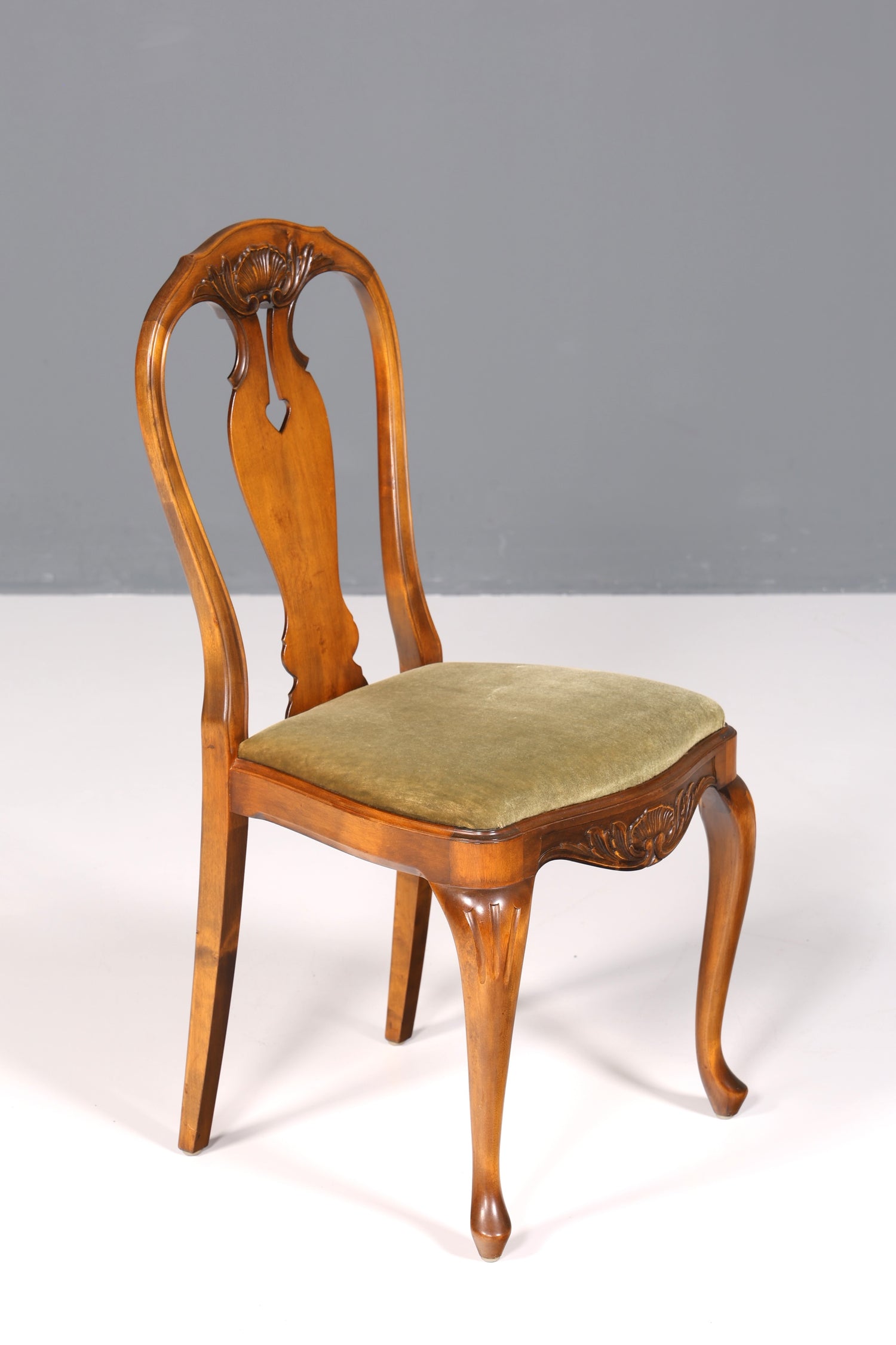 6x Wunderschöne Chippendale Stühle Barock Stil Stuhlset Polsterstuhl Set Küchenstühle Esszimmer Stühle