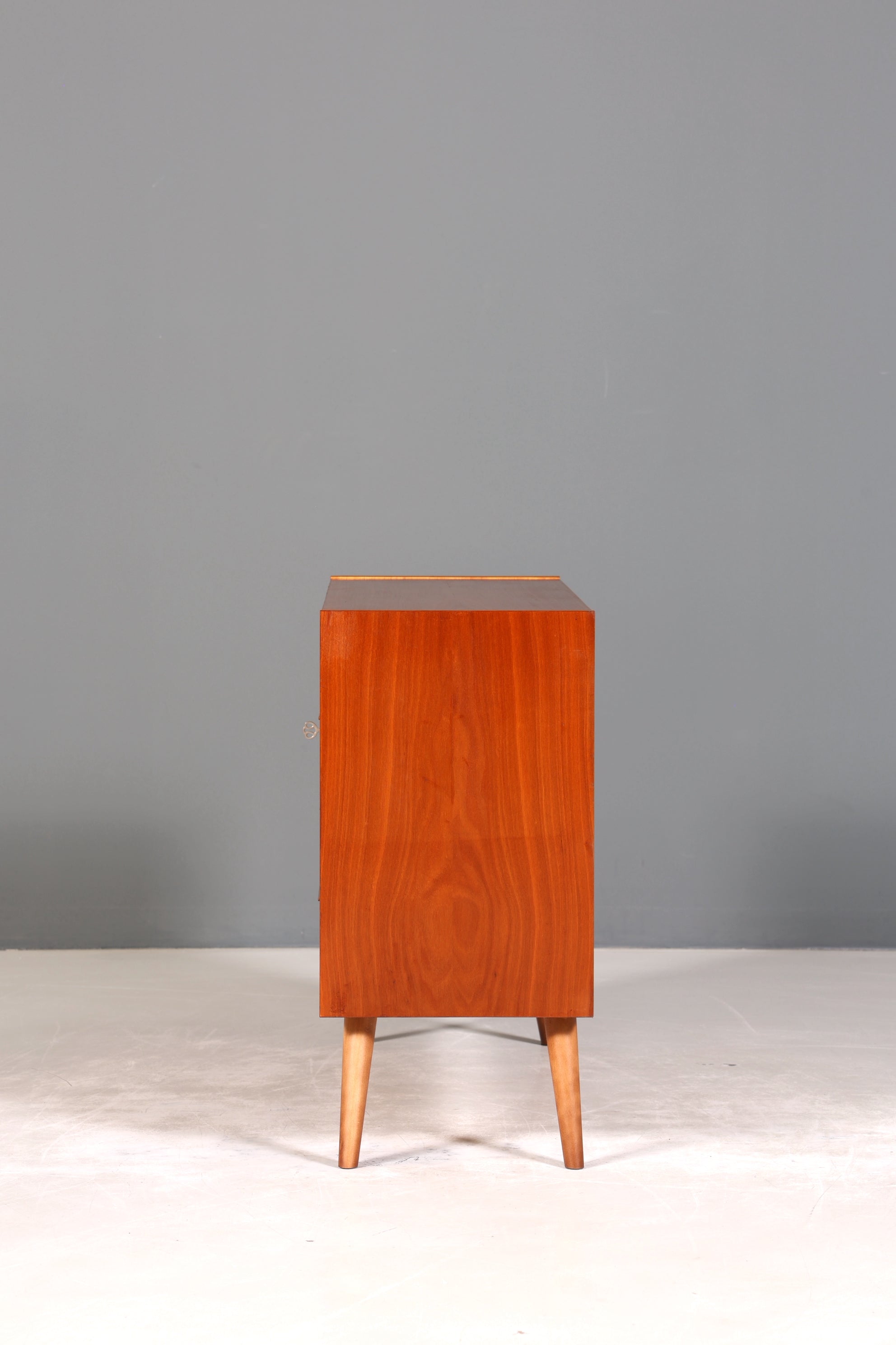 Wunderschöne Mid Century Kommode Vintage Schrank Teak Holz Retro Flur Kommode 60s Regal Sideboard