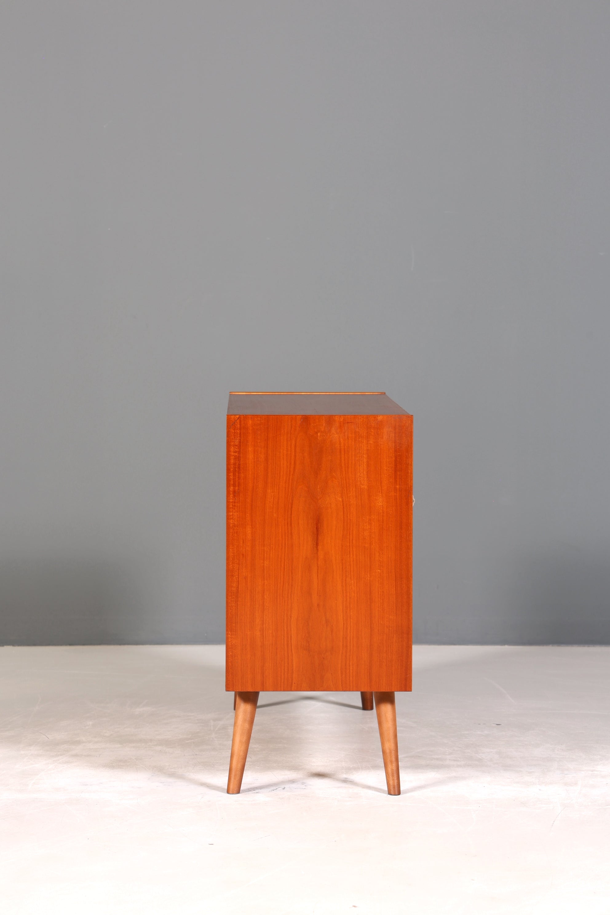 Wunderschöne Mid Century Kommode Vintage Schrank Teak Holz Retro Flur Kommode 60s Regal Sideboard
