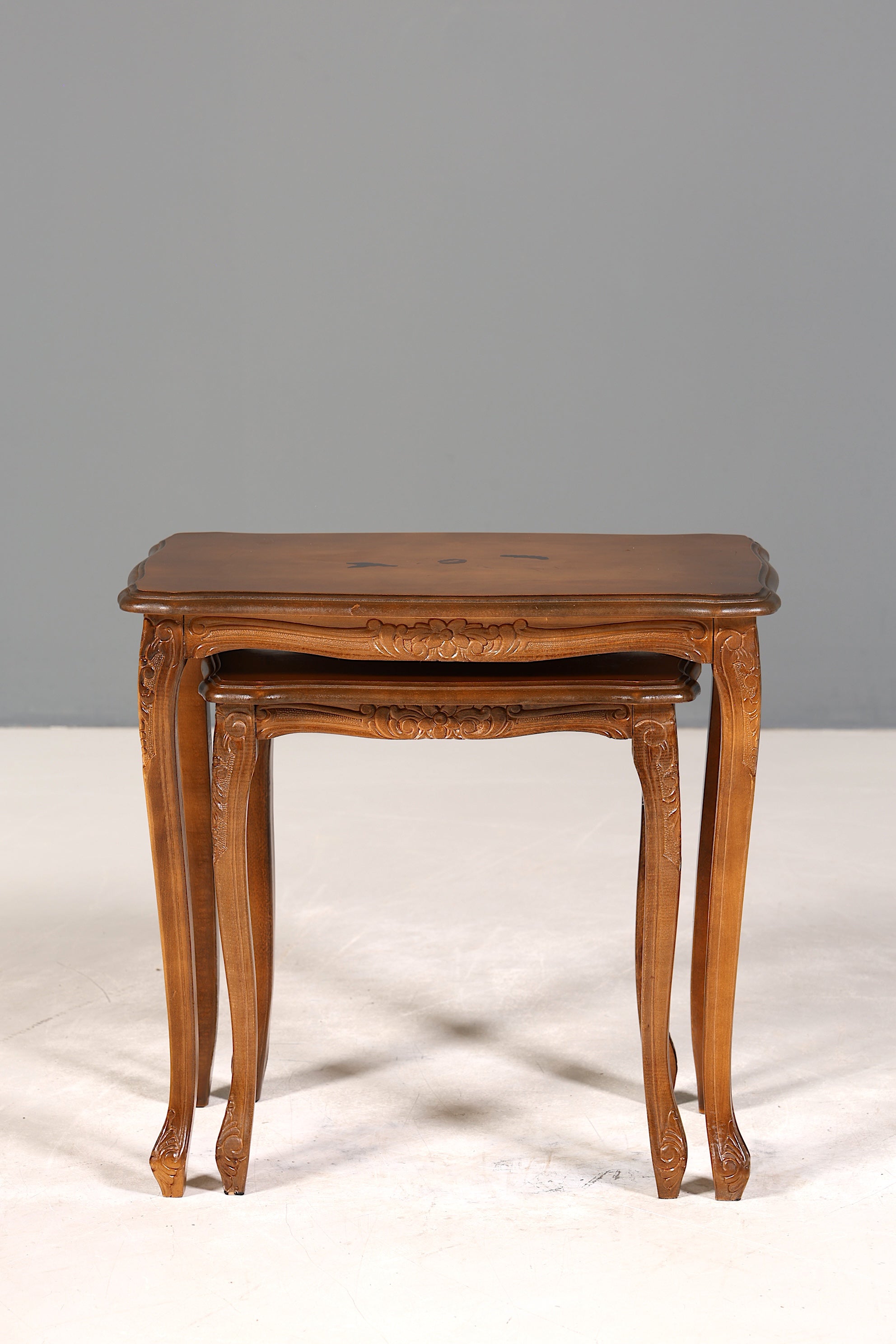 Wunderschönes Chippendale 2er Satz Beistelltisch Set Barock Stil Ablagetisch Set Tisch Set