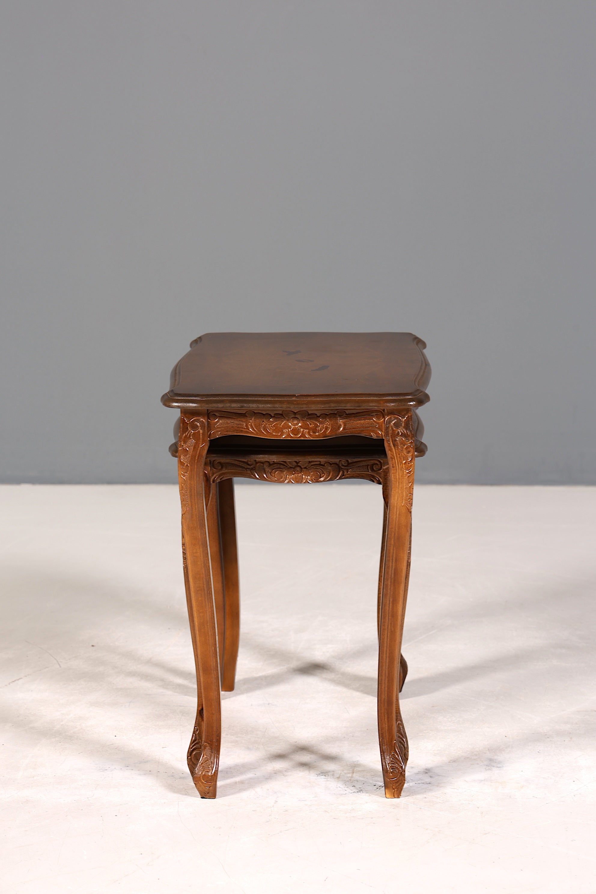 Wunderschönes Chippendale 2er Satz Beistelltisch Set Barock Stil Ablagetisch Set Tisch Set