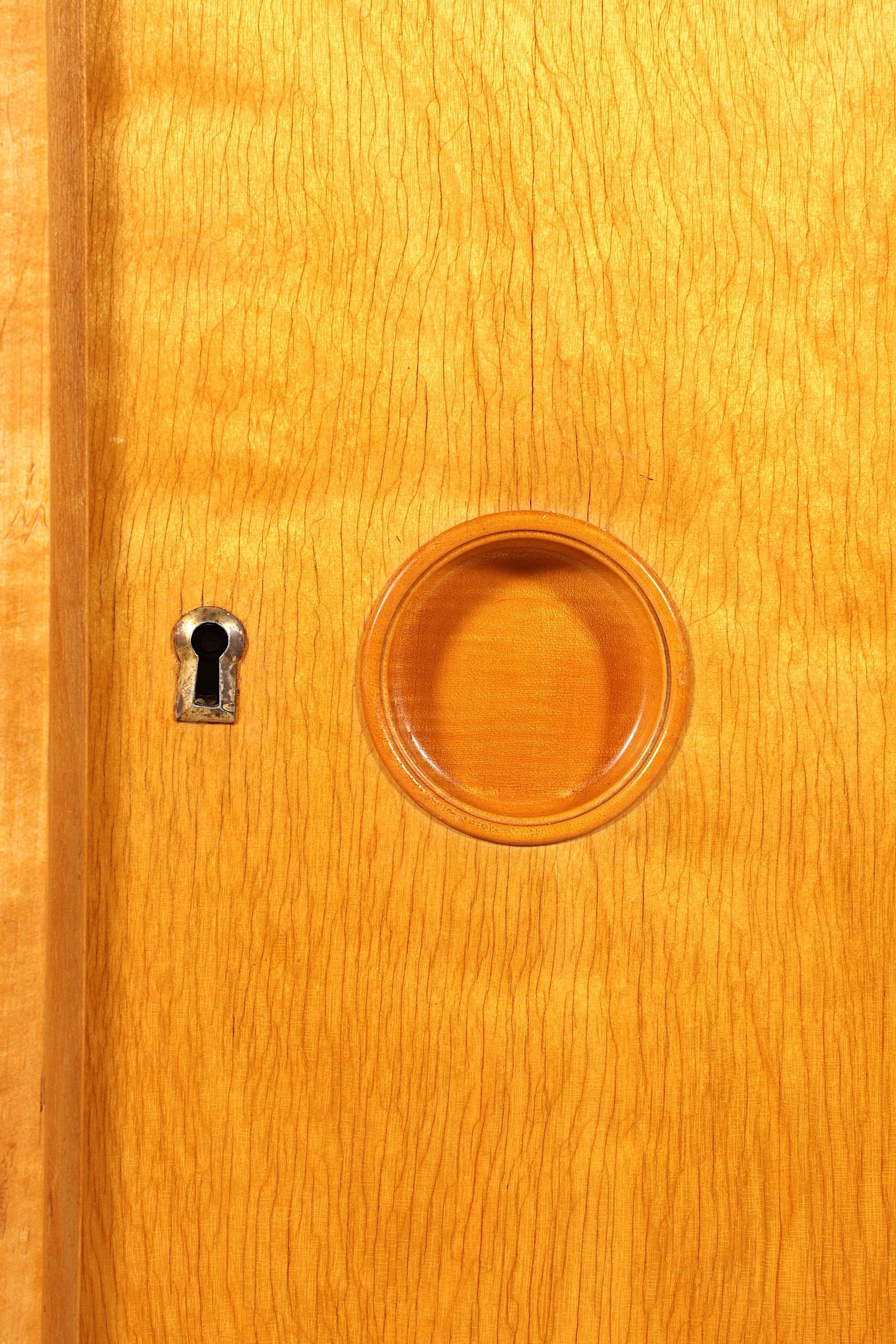 Traumhafter Mid Century Kleiderschrank Schiebetür Schrank Vintage Schrank Retro Wäscheschrank