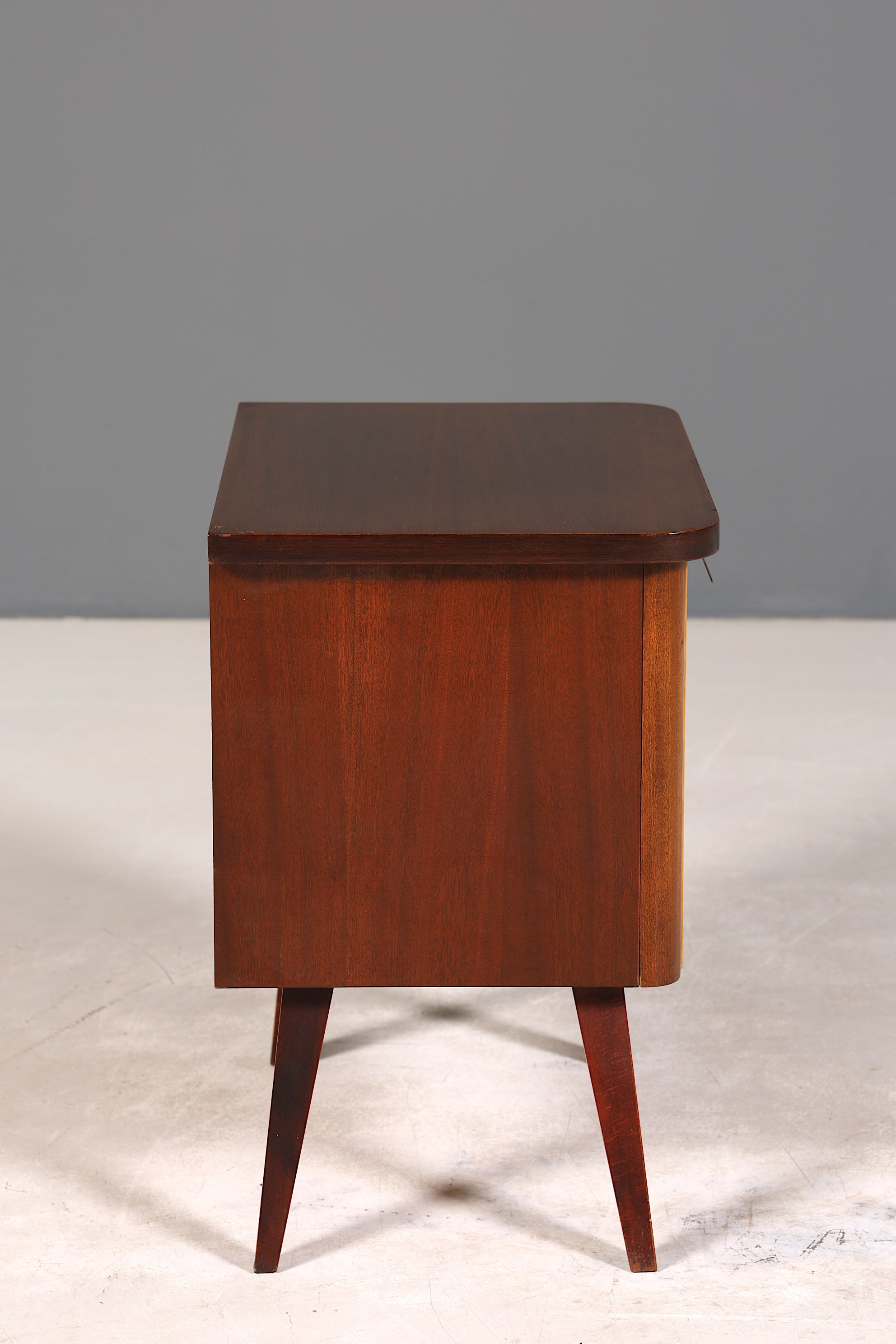 Wunderschöne Mid Century Kommode Vintage Klappschränkchen Retro Nachttisch 2 von 2