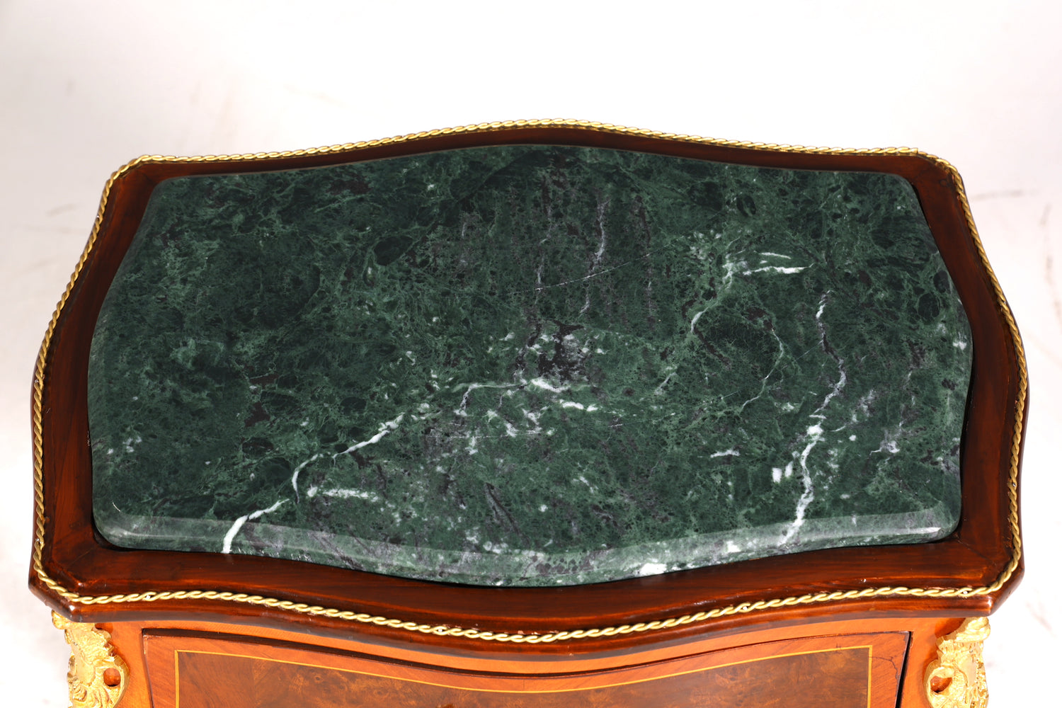 Traumhafter Louis XV Beistelltisch Barock Stil Ablagetisch Marmor Kommode Telefontisch