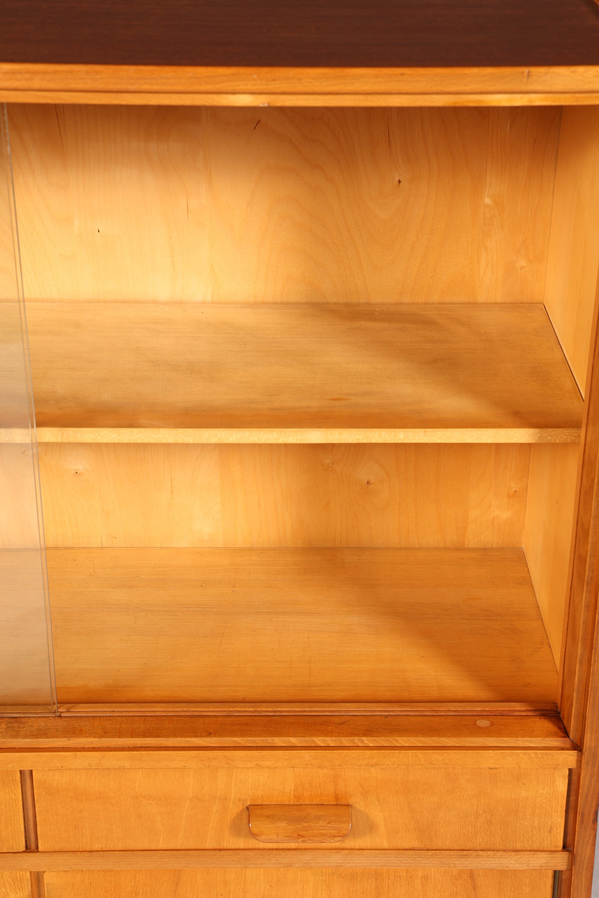 Traumhafter Mid Century Schrank Retro Vitrine 60s Highboard Kommode Bücherregal Vintage Regal