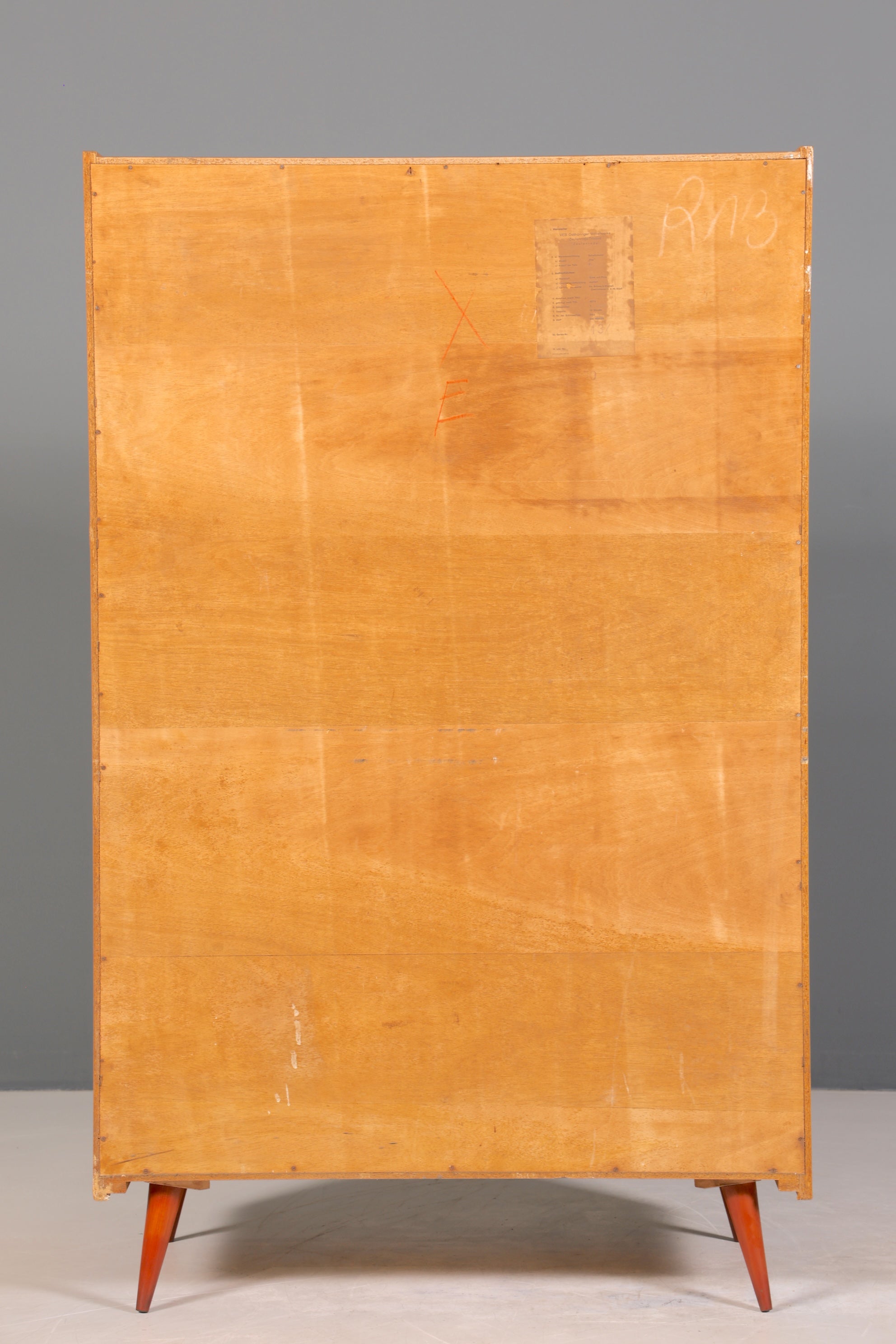 Traumhafter Mid Century Kleiderschrank Vintage Schrank Retro Wäscheschrank VEB
