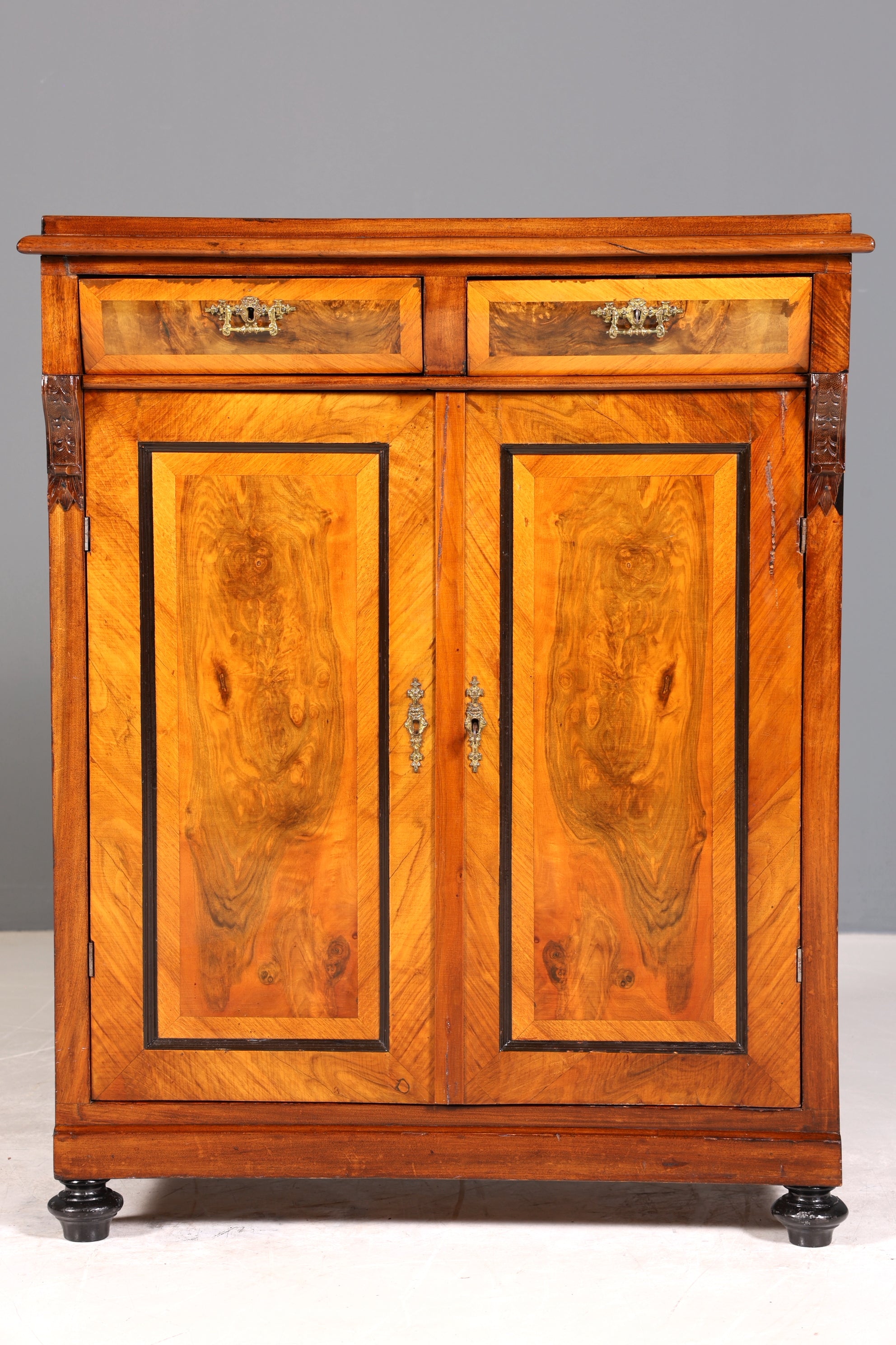 Traumhaftes Gründerzeit Vertiko Jugendstil Schrank Antik Highboard Kommode
