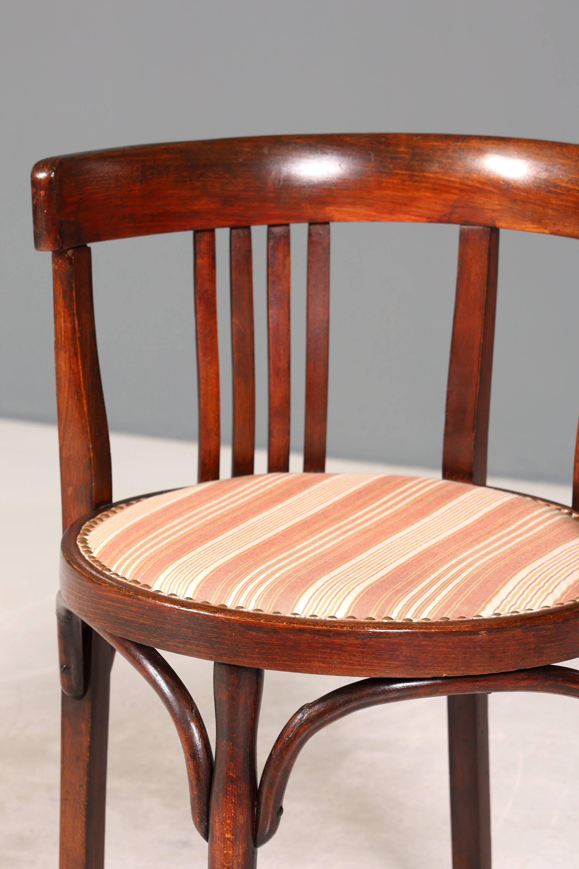 Wunderschöner Jugendstil Stuhl Bugholz Armlehnstuhl Thonet Stil Sekretär Stuhl Küchenstuhl