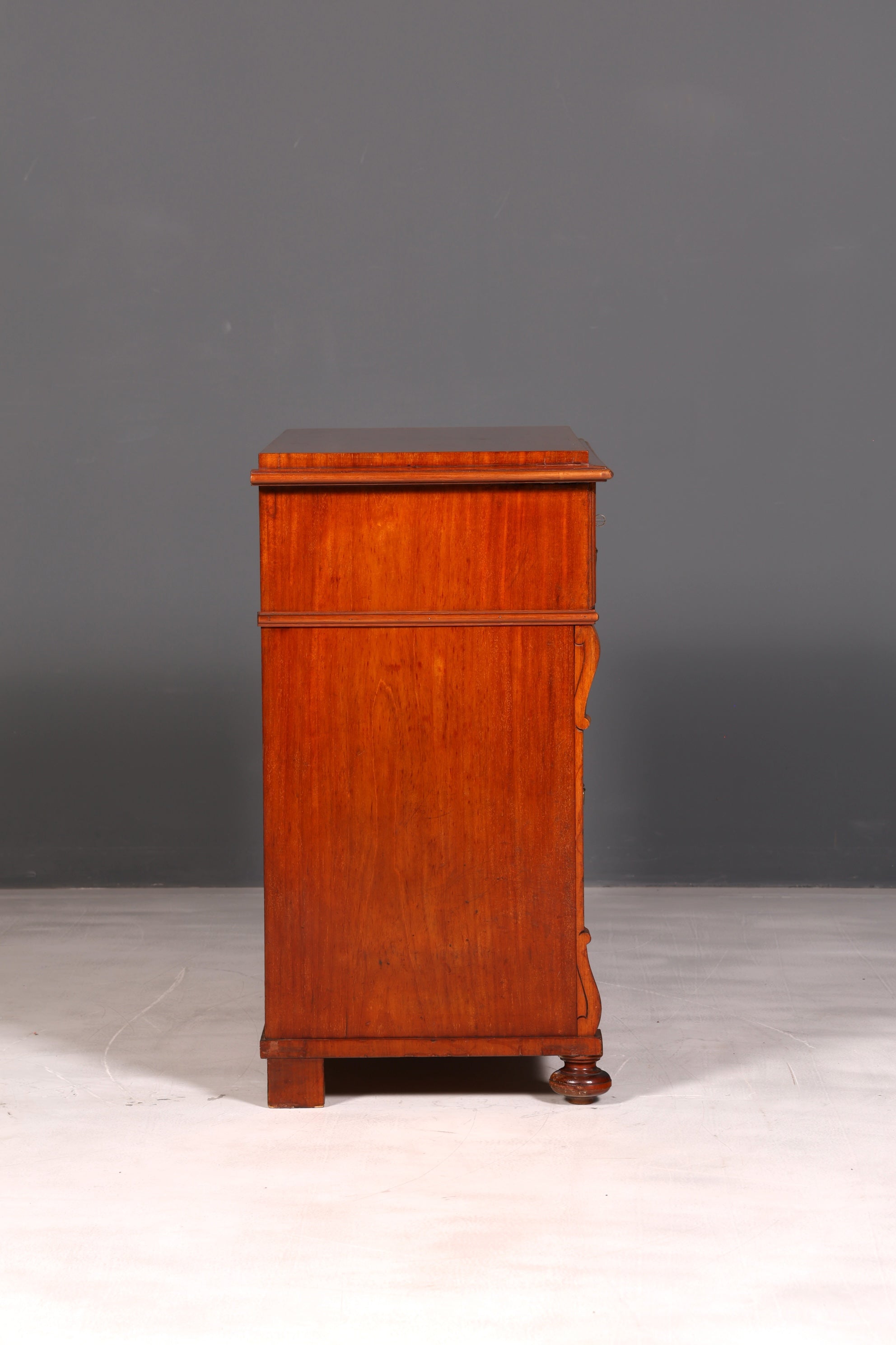 Beautiful Gründerzeit Louis Philippe antique chest of drawers, sideboard, drawer chest, linen chest, solid wood