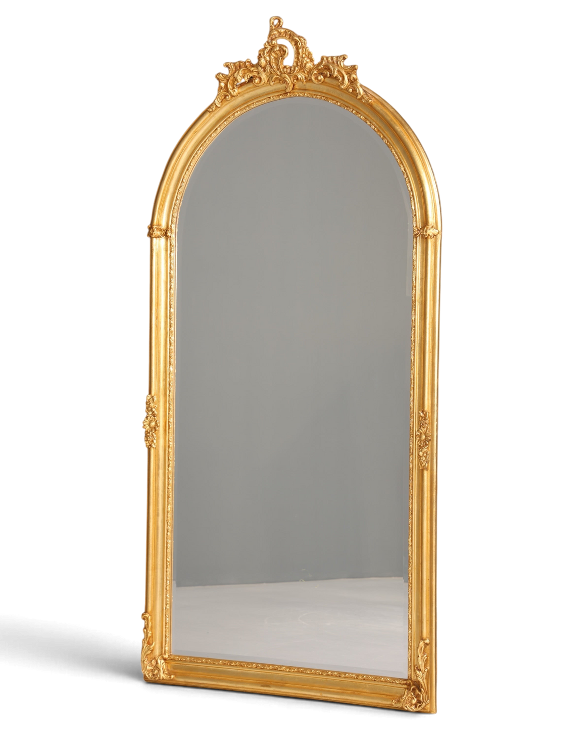 XXL Barock Standspiegel Gold Ornament Prunk