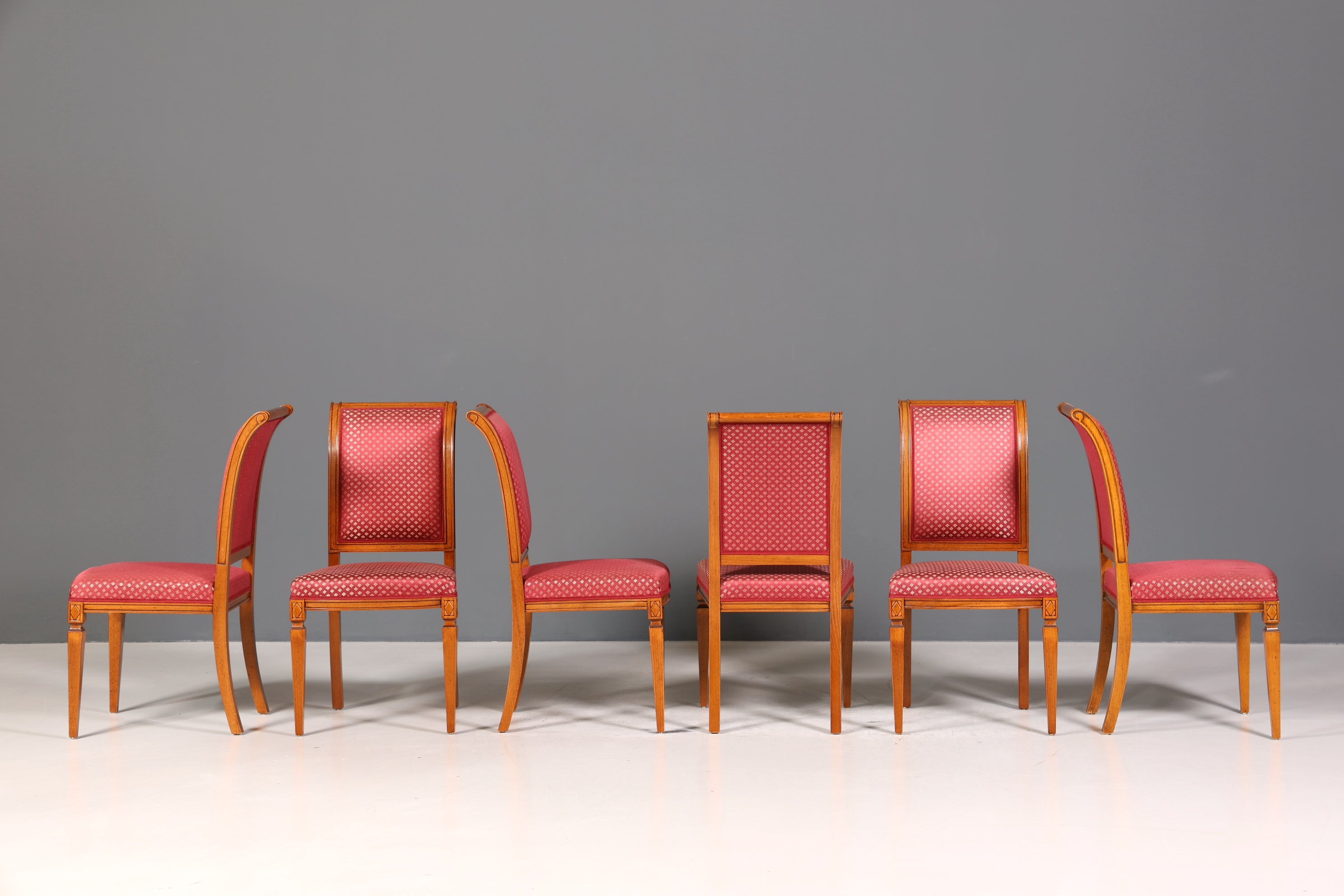 6x Traumhafte Selva Stuhle Esszimmer Stuhl Set Villa Borghese Küchenstühle Antik Stil Set