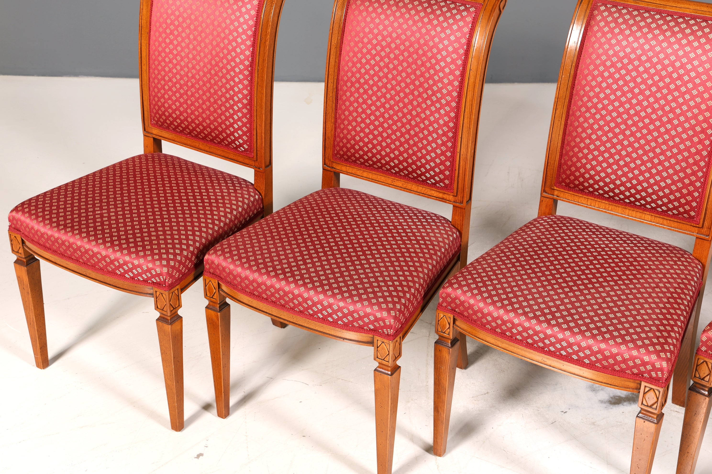 6x Traumhafte Selva Stuhle Esszimmer Stuhl Set Villa Borghese Küchenstühle Antik Stil Set