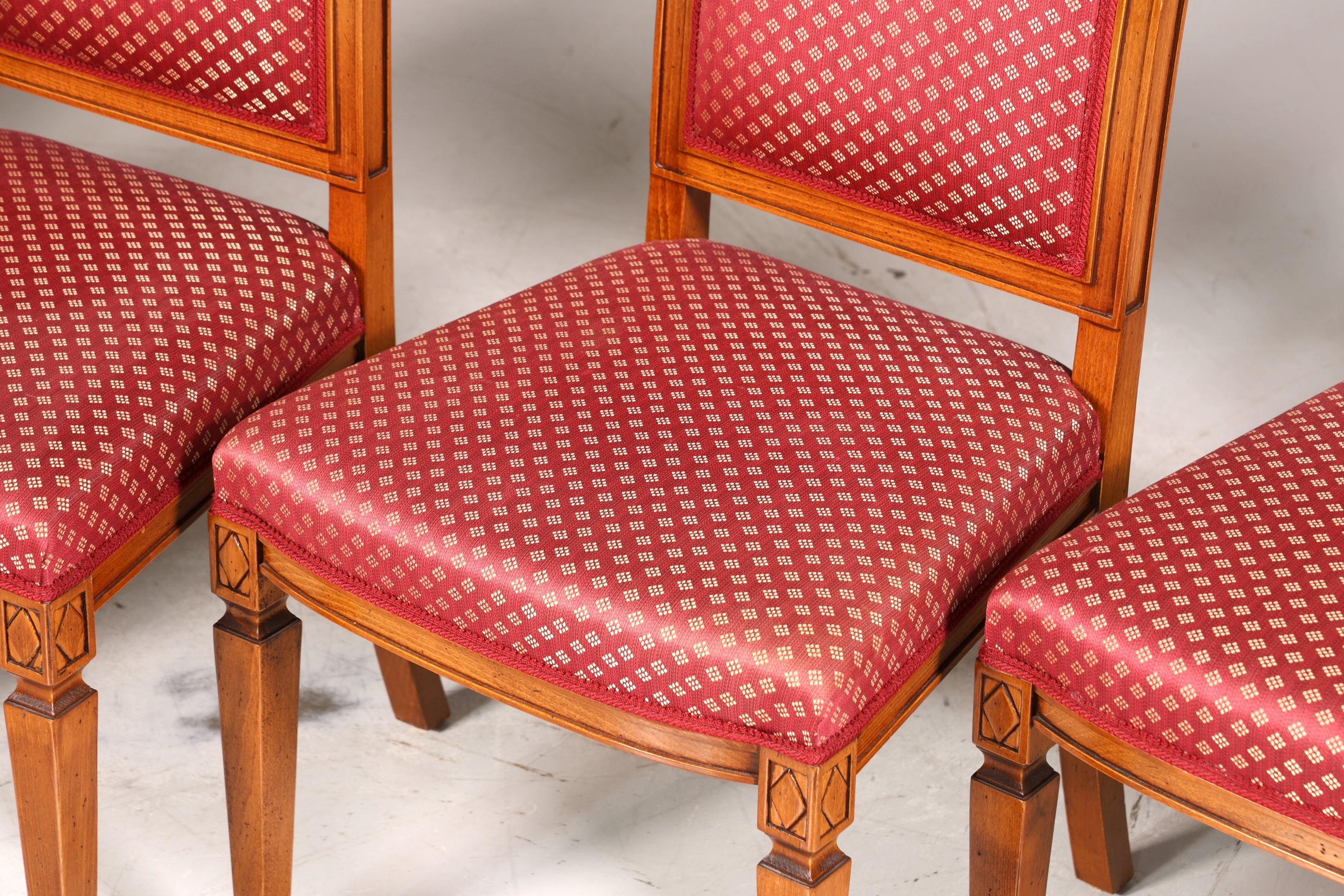6x Traumhafte Selva Stuhle Esszimmer Stuhl Set Villa Borghese Küchenstühle Antik Stil Set