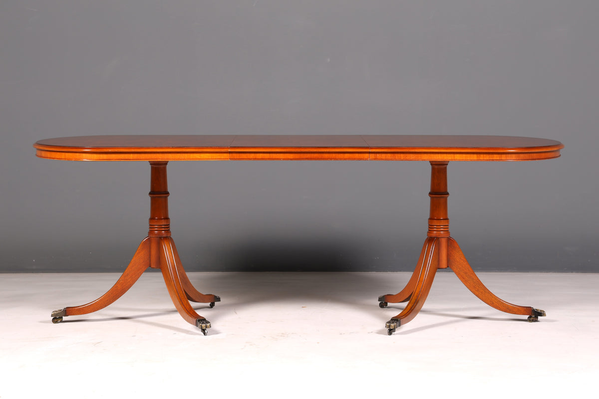 Beautiful Original Bradley Extendable Dining Table, Yew, English Antique 1960s Kitchen Table, Made in England