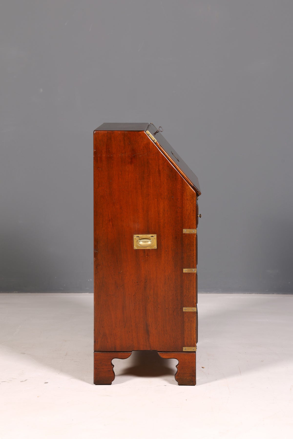 Beautiful Maritime Secretary English Writing Cabinet Solid Wood English Desk