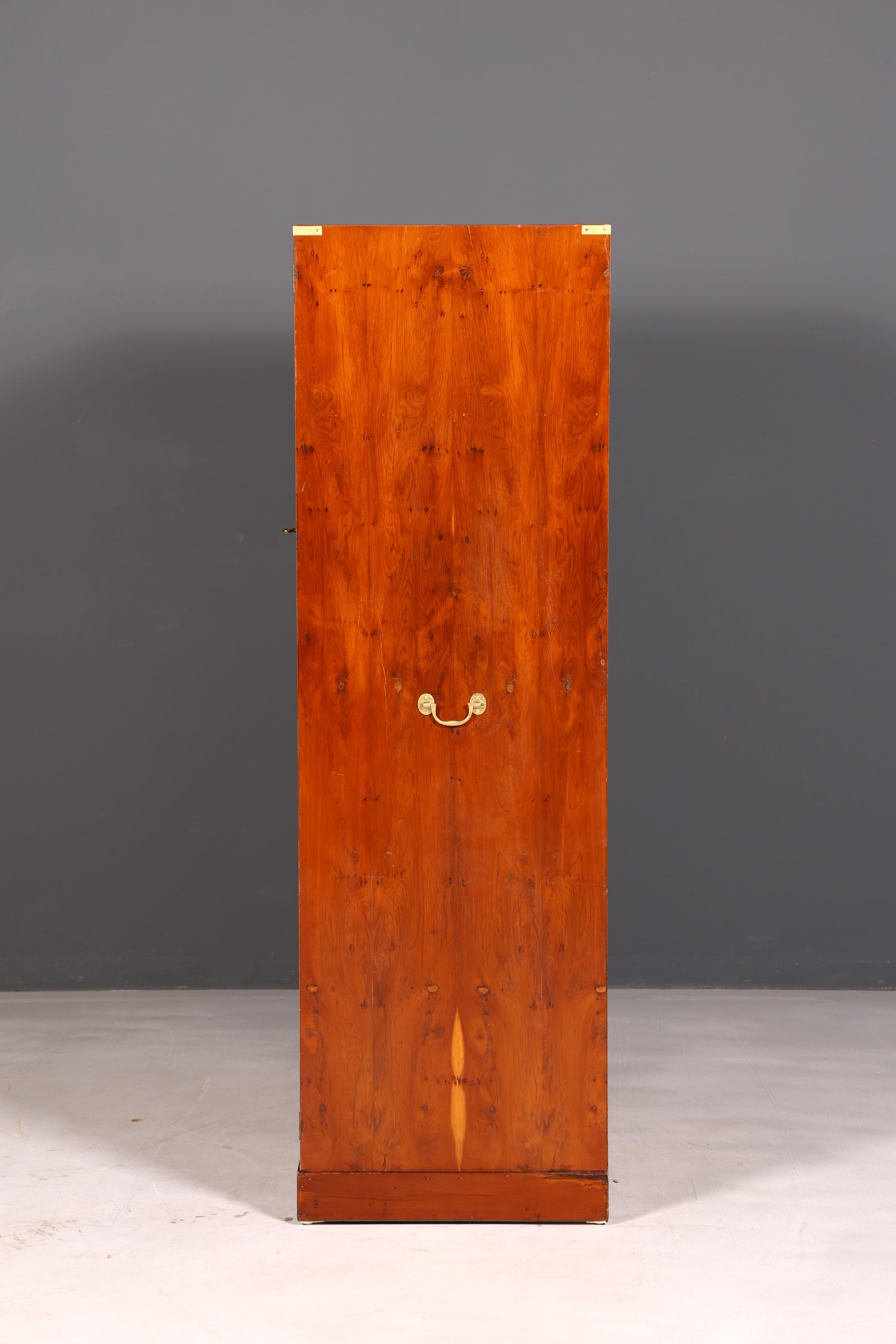 Beautiful Maritime Cabinet Military Chest Wardrobe Yew Vertiko Antique Colonial Hallway Cabinet