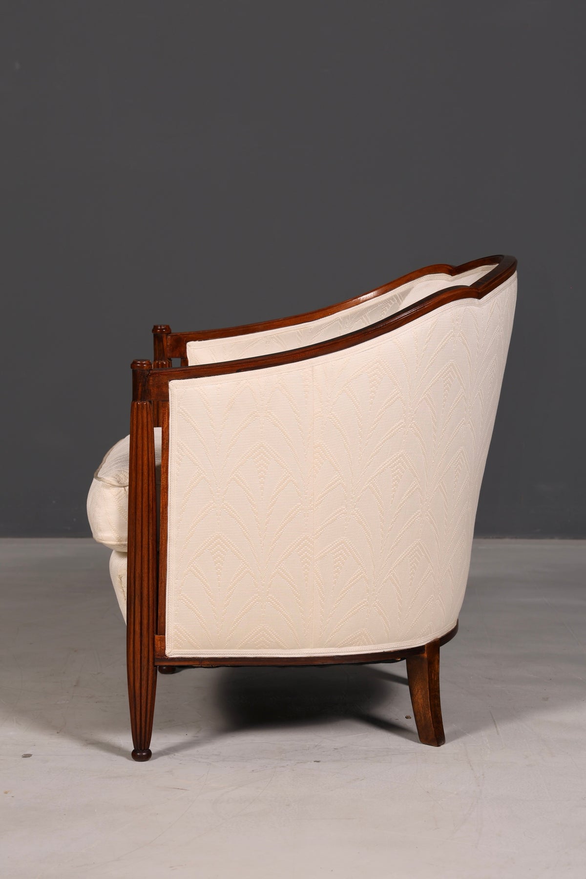 Elegant Art Deco armchair club chair lounge chair occasional chair vintage upholstered armchair 1 of 2