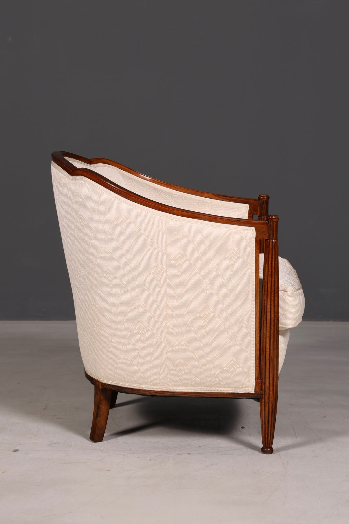Elegant Art Deco armchair club chair lounge chair occasional chair vintage upholstered armchair 1 of 2