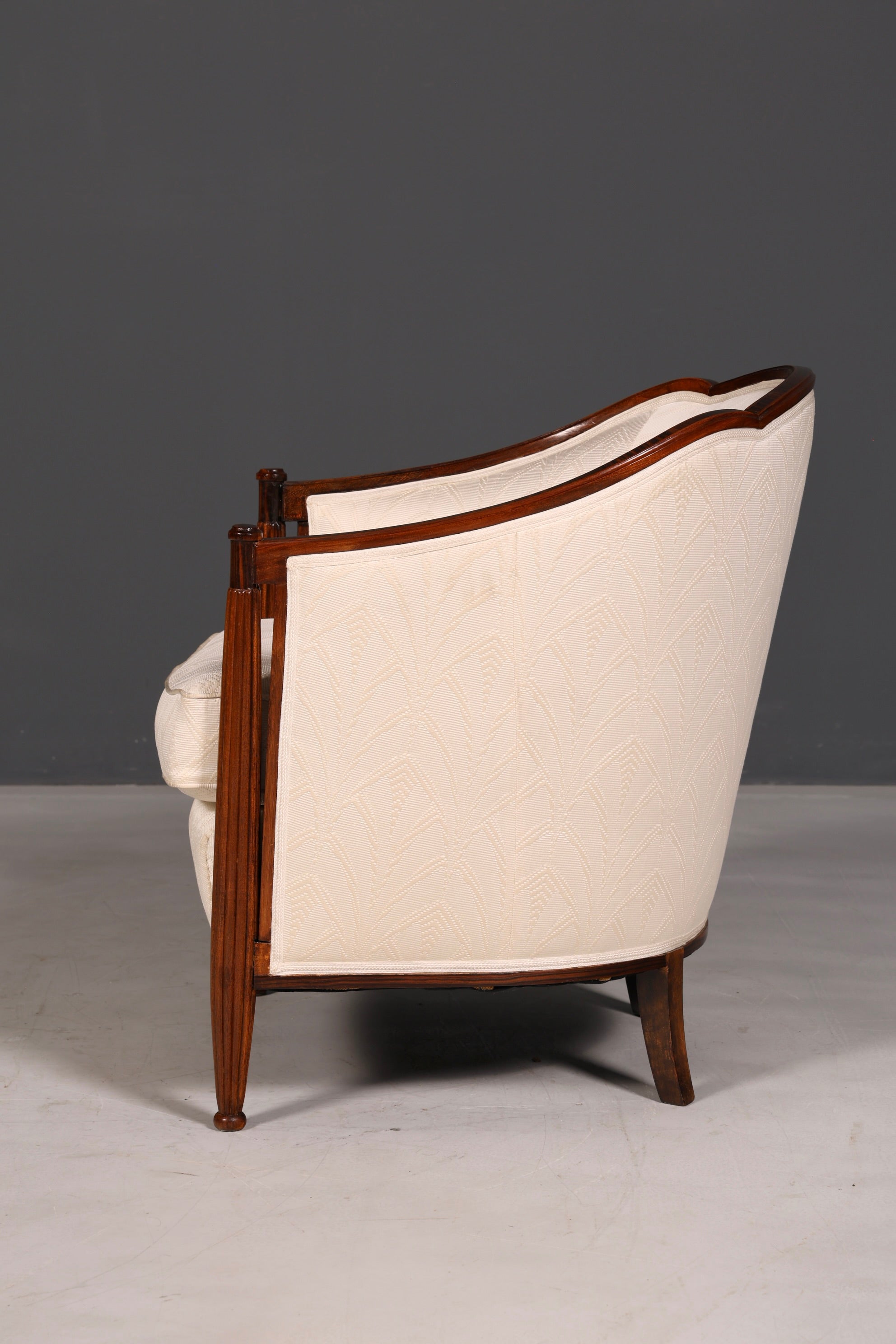 Elegant Art Deco armchair club chair lounge chair upholstered armchair vintage upholstered chair 2 of 2