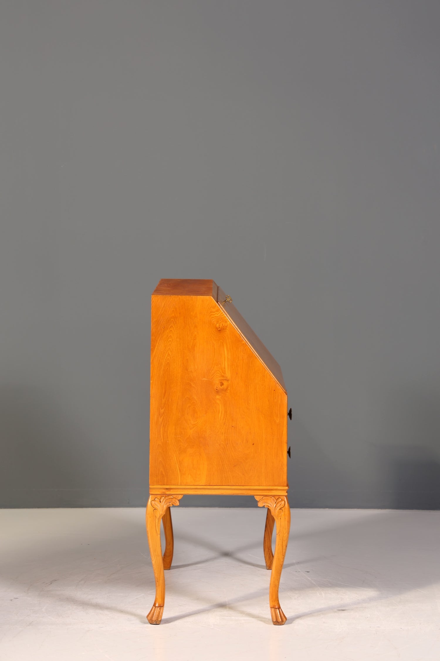 Wunderschöner Sekretär Chippendale Stil Antik um 1940 Büro Kommode Schreibkommode