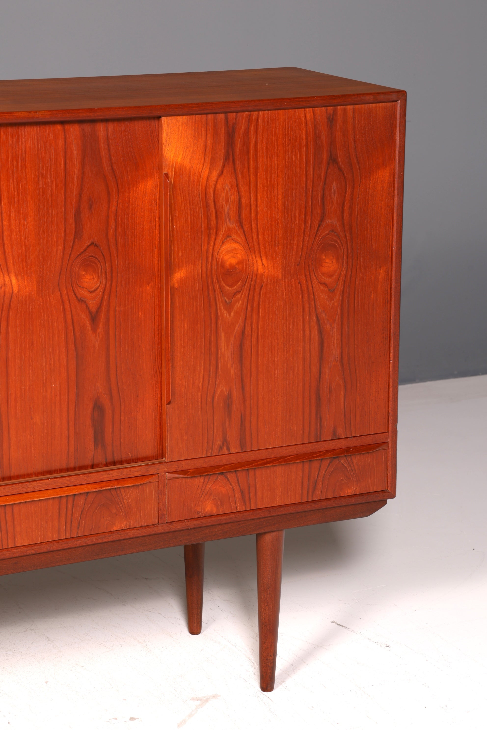 Traumhaftes Mid Century Highboard Danish Design Sideboard Vintage Retro 60er Jahre Bürokommode Schrank Skandinavisch Holz