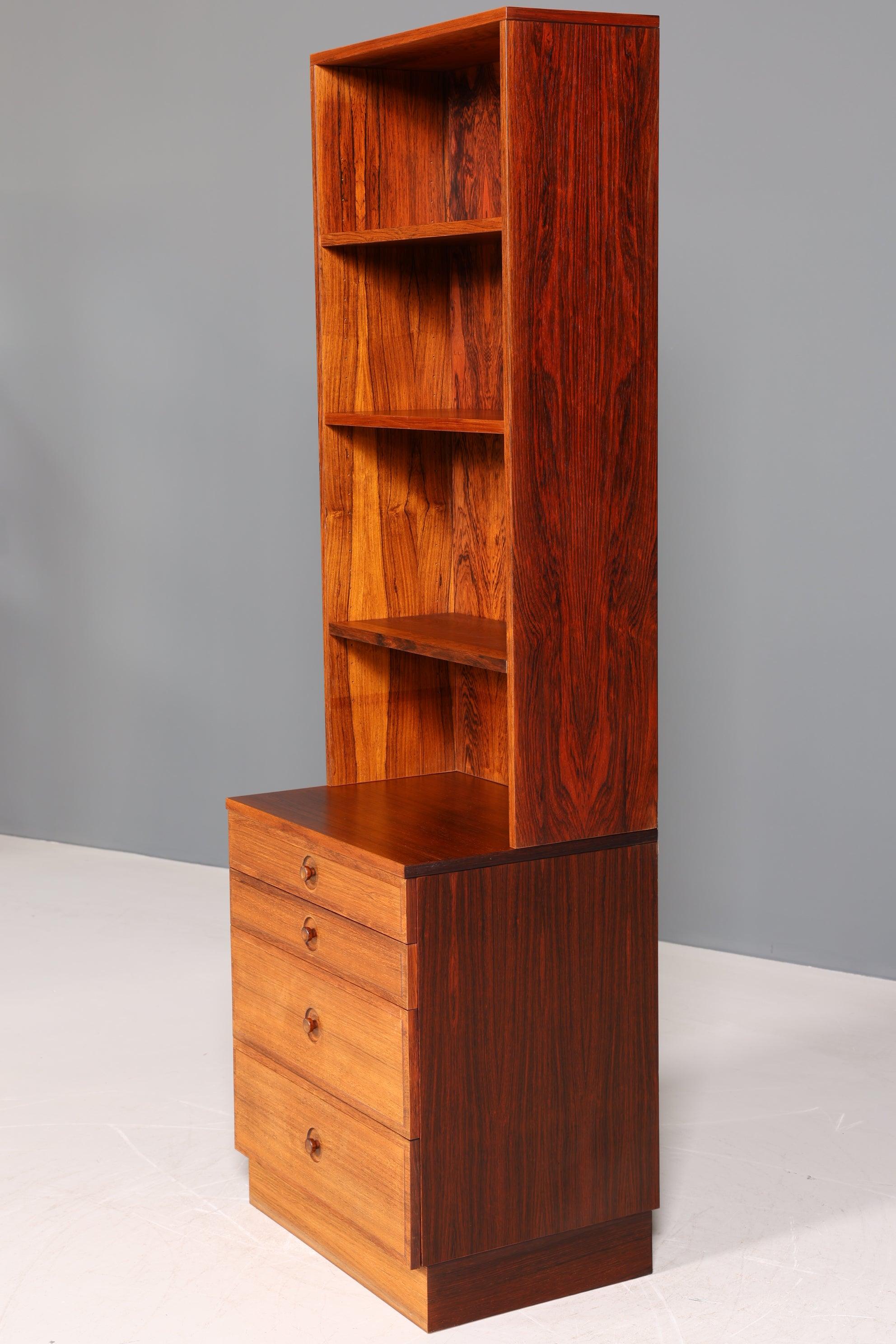 Original Bodafors "Bertil Fridhagen" Regal Palisander Holz Schrank Bücherregal Kommode Bücherschrank 60s