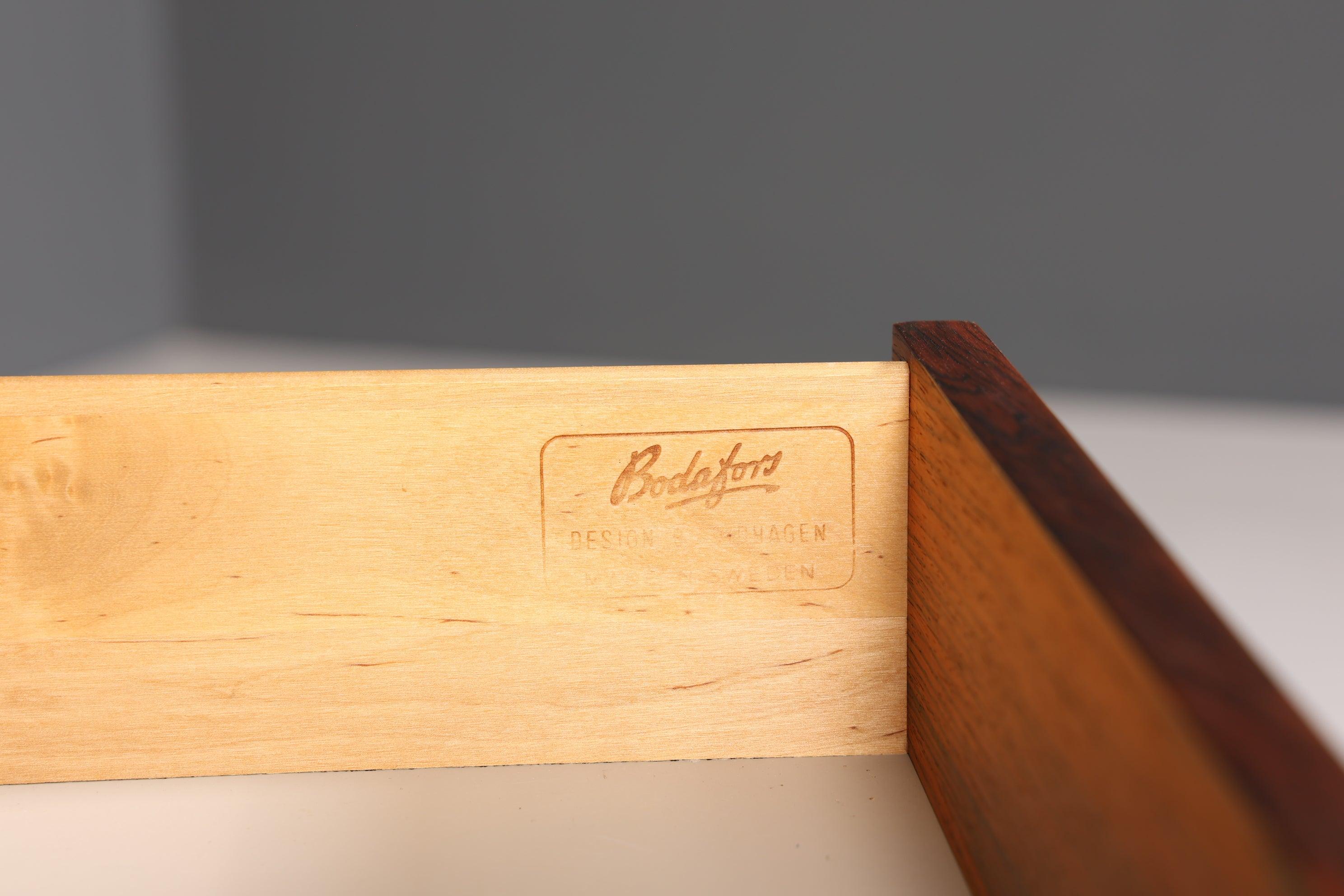 Original Bodafors "Bertil Fridhagen" Regal Palisander Holz Schrank Bücherregal Kommode Bücherschrank 60s