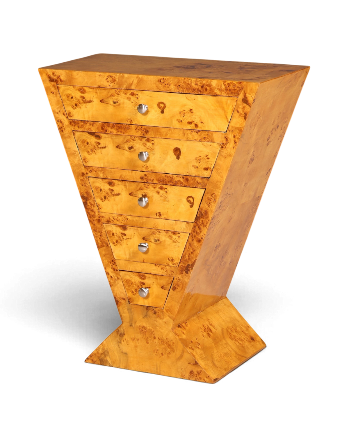 Art Deco Highboard Birke Kommode Antik Stil