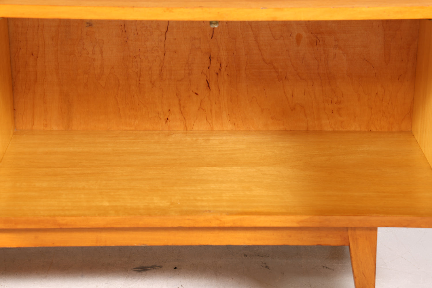 Schlichtes Mid Century Sideboard Vintage TV Kommode 60s Schrank Longboard Retro Lowboard