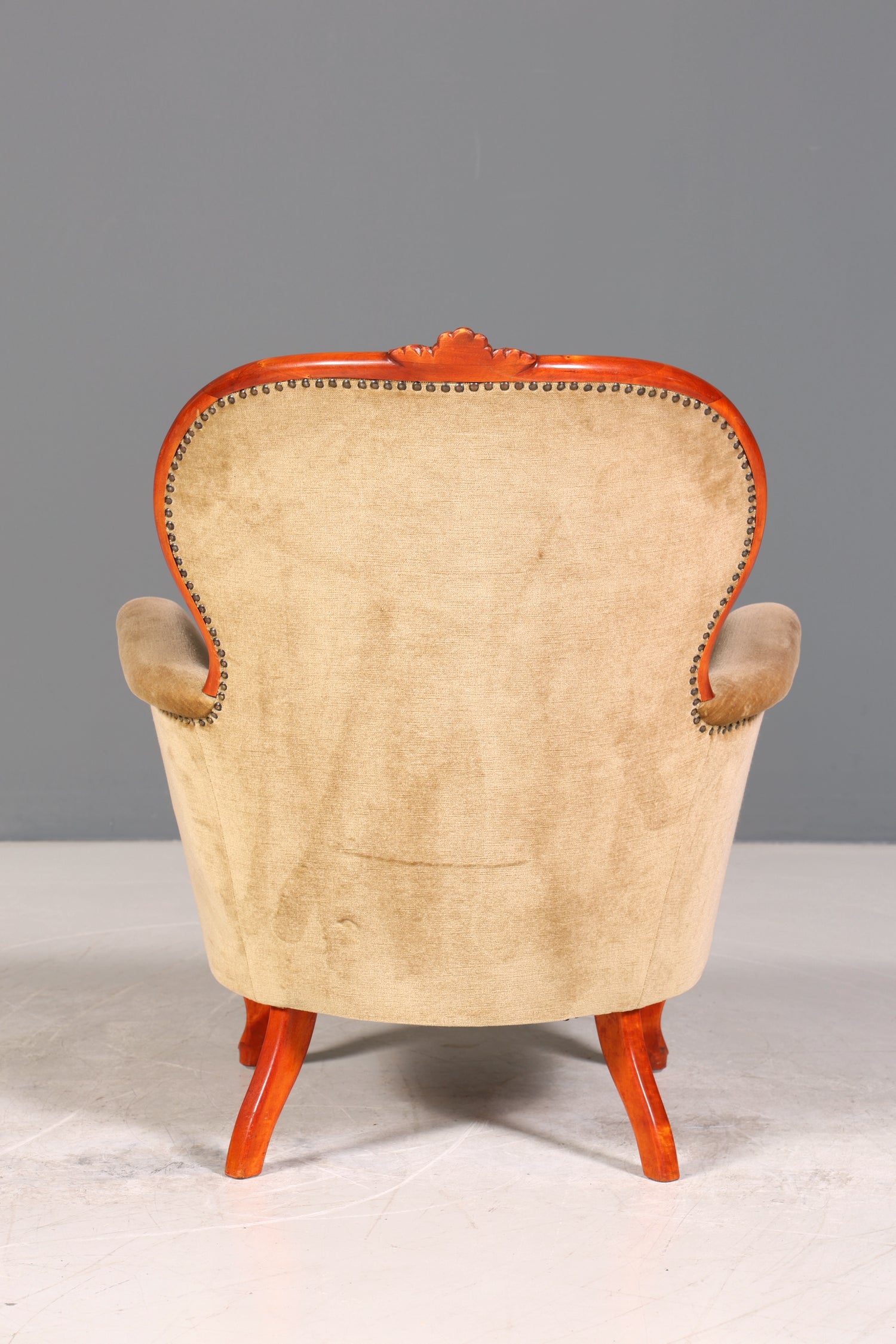 Edler Sessel im Louis Philippe Stil 60s "Bergère" Barock Stil Sessel Lounge Sessel