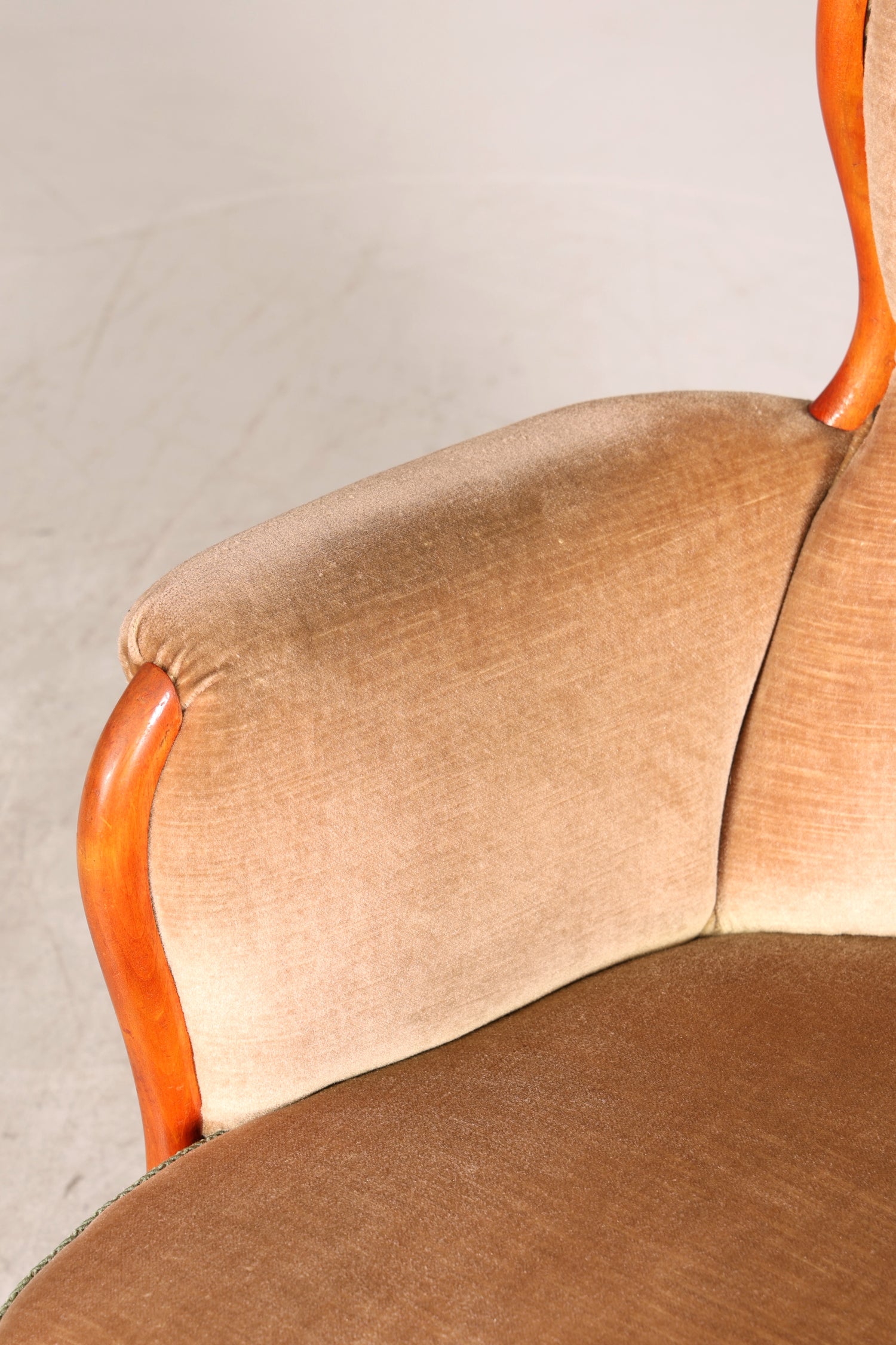 Edler Sessel im Louis Philippe Stil 60s "Bergère" Barock Stil Sessel Lounge Sessel