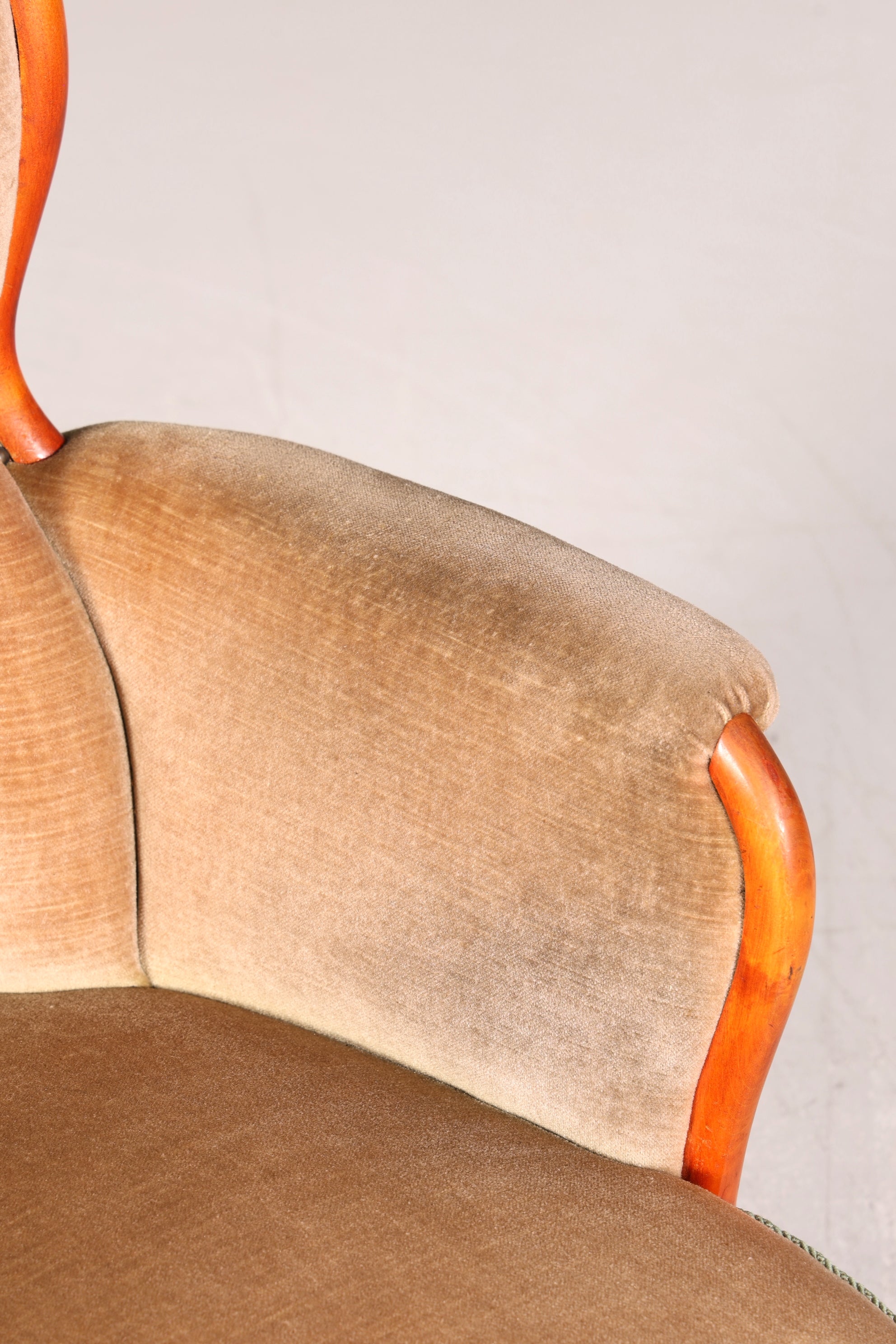 Edler Sessel im Louis Philippe Stil 60s "Bergère" Barock Stil Sessel Lounge Sessel