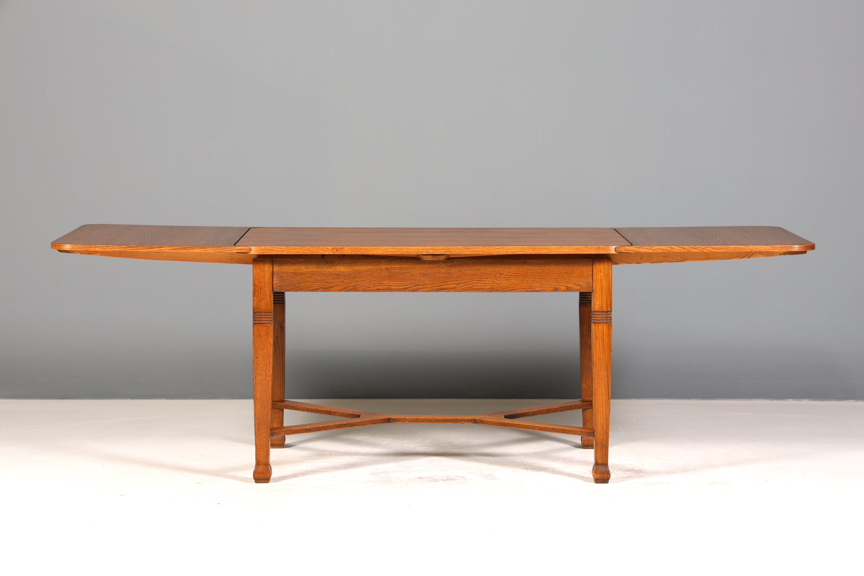 Wunderschöner Jugendstil Tisch ausziehbarer Eiche Holz Küchentisch Antik Esstisch