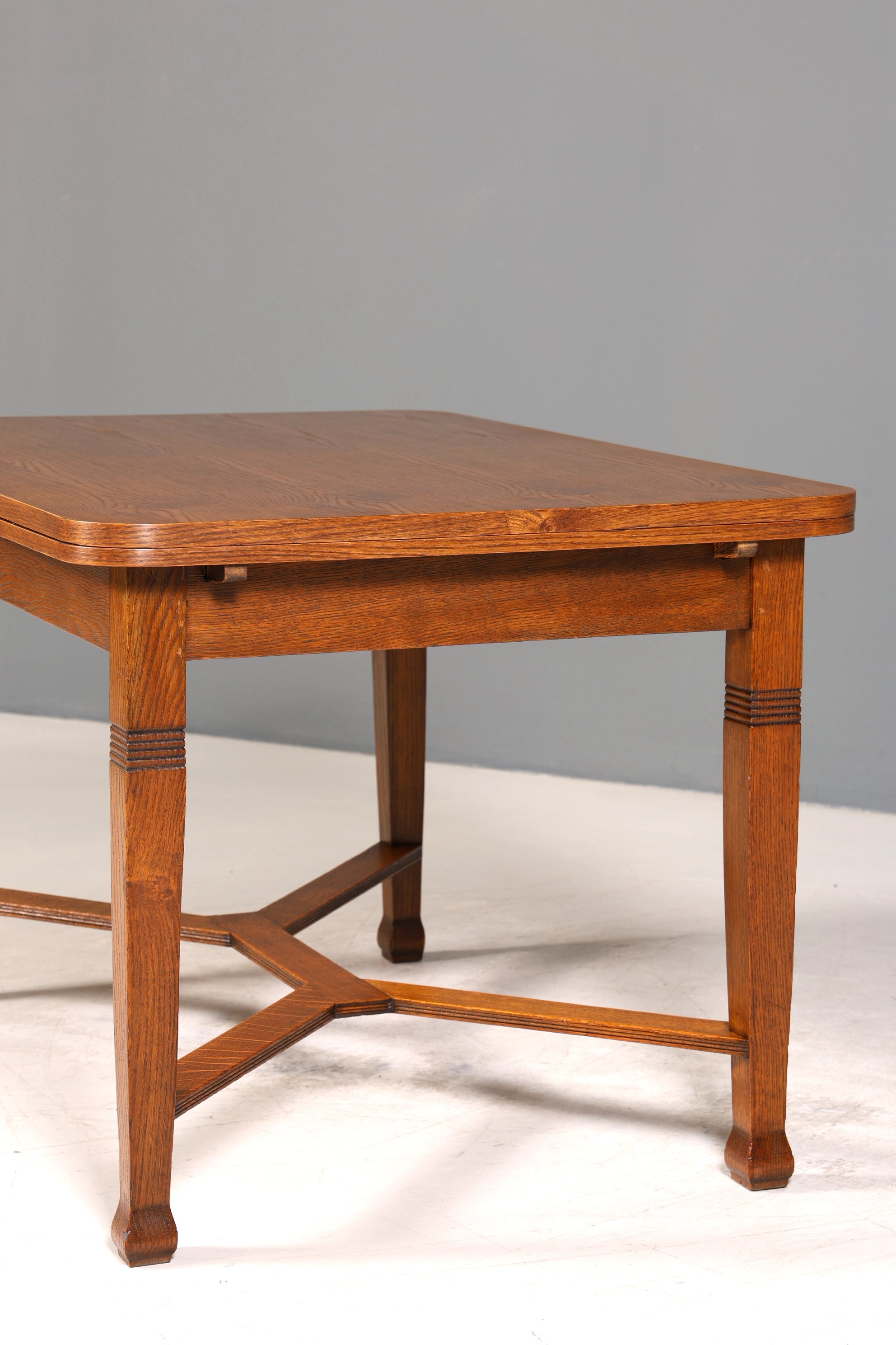 Wunderschöner Jugendstil Tisch ausziehbarer Eiche Holz Küchentisch Antik Esstisch