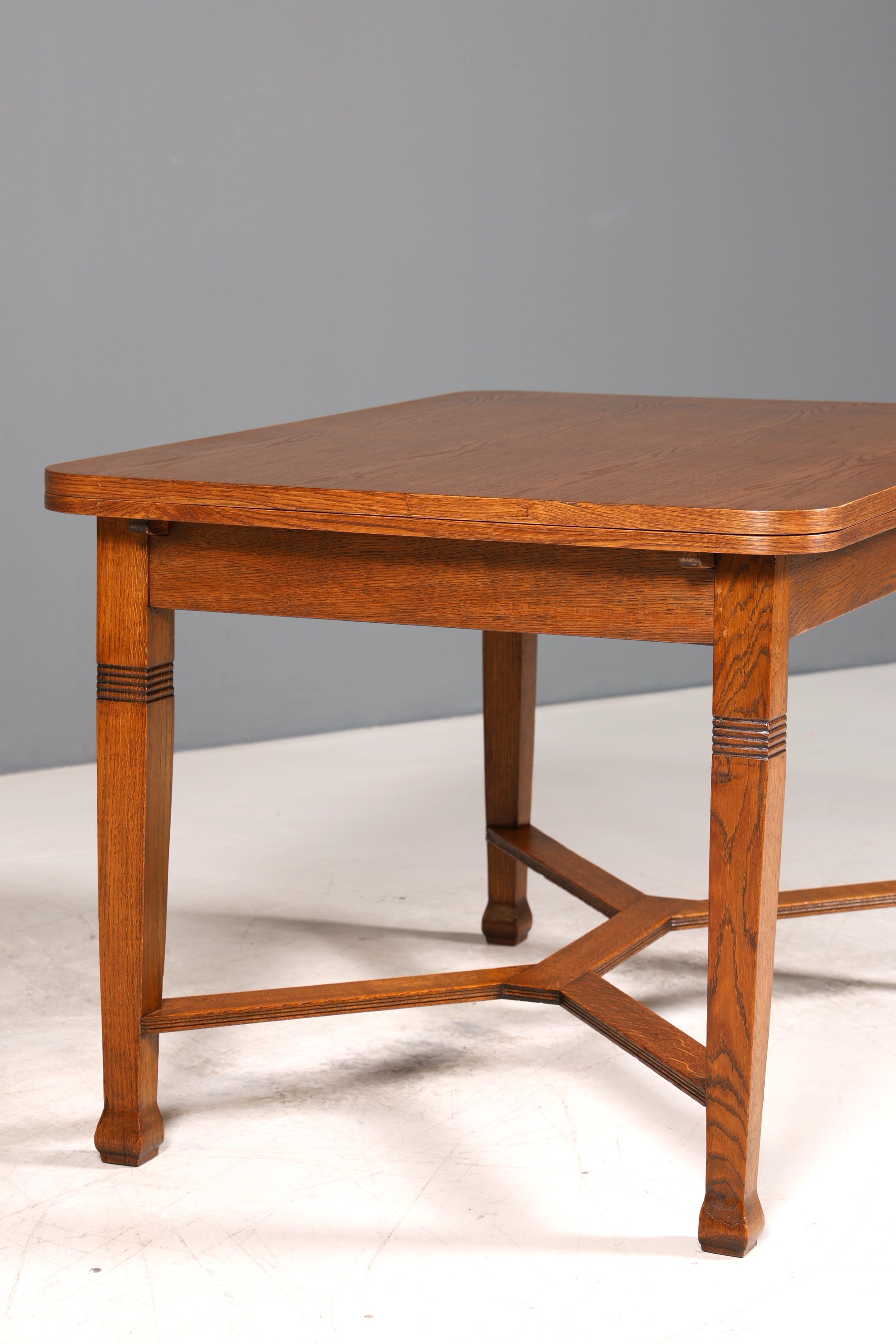 Wunderschöner Jugendstil Tisch ausziehbarer Eiche Holz Küchentisch Antik Esstisch