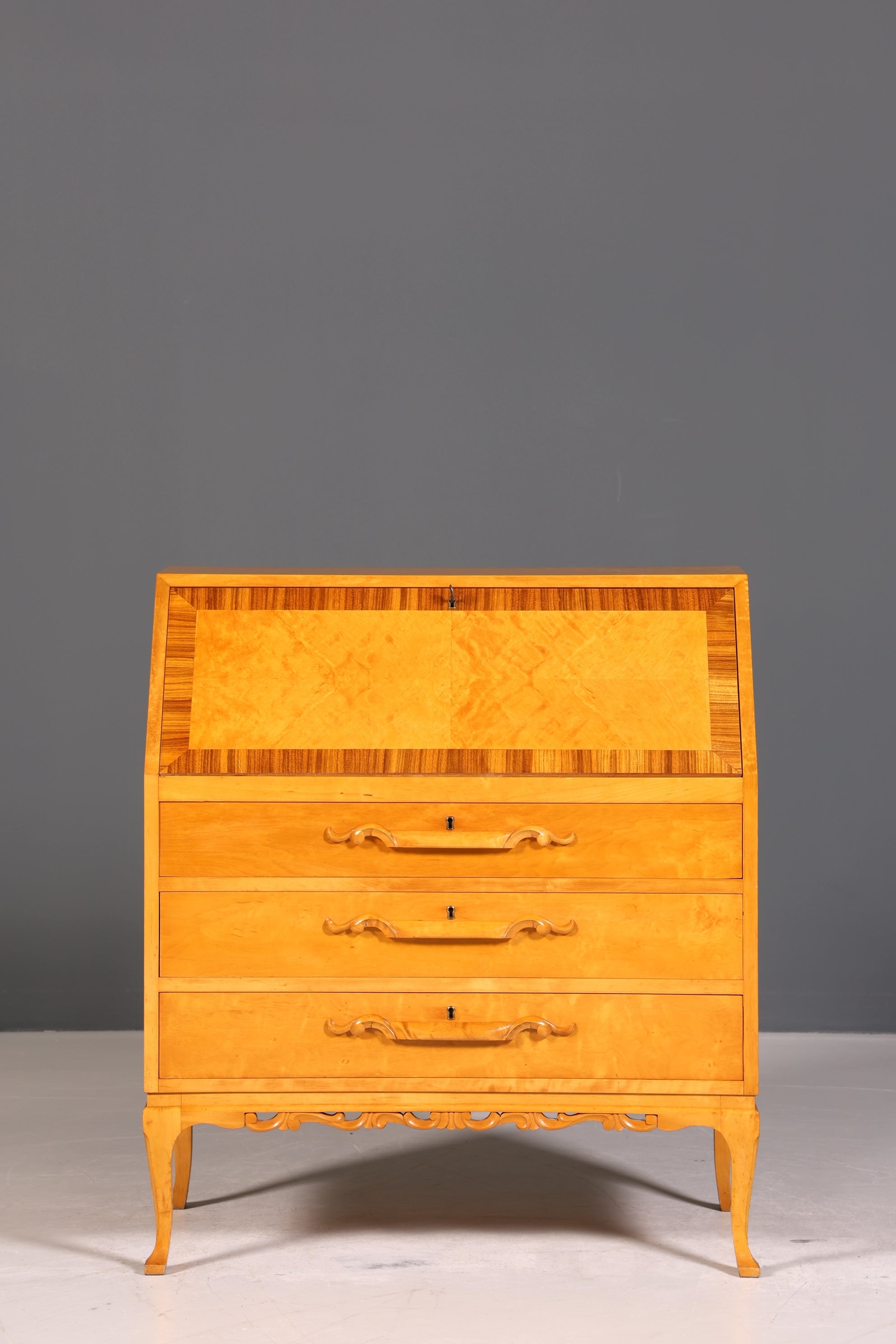 Wunderschöner Sekretär um 1930 Büro Kommode echt Holz Sekretär Schreibtisch Kommode