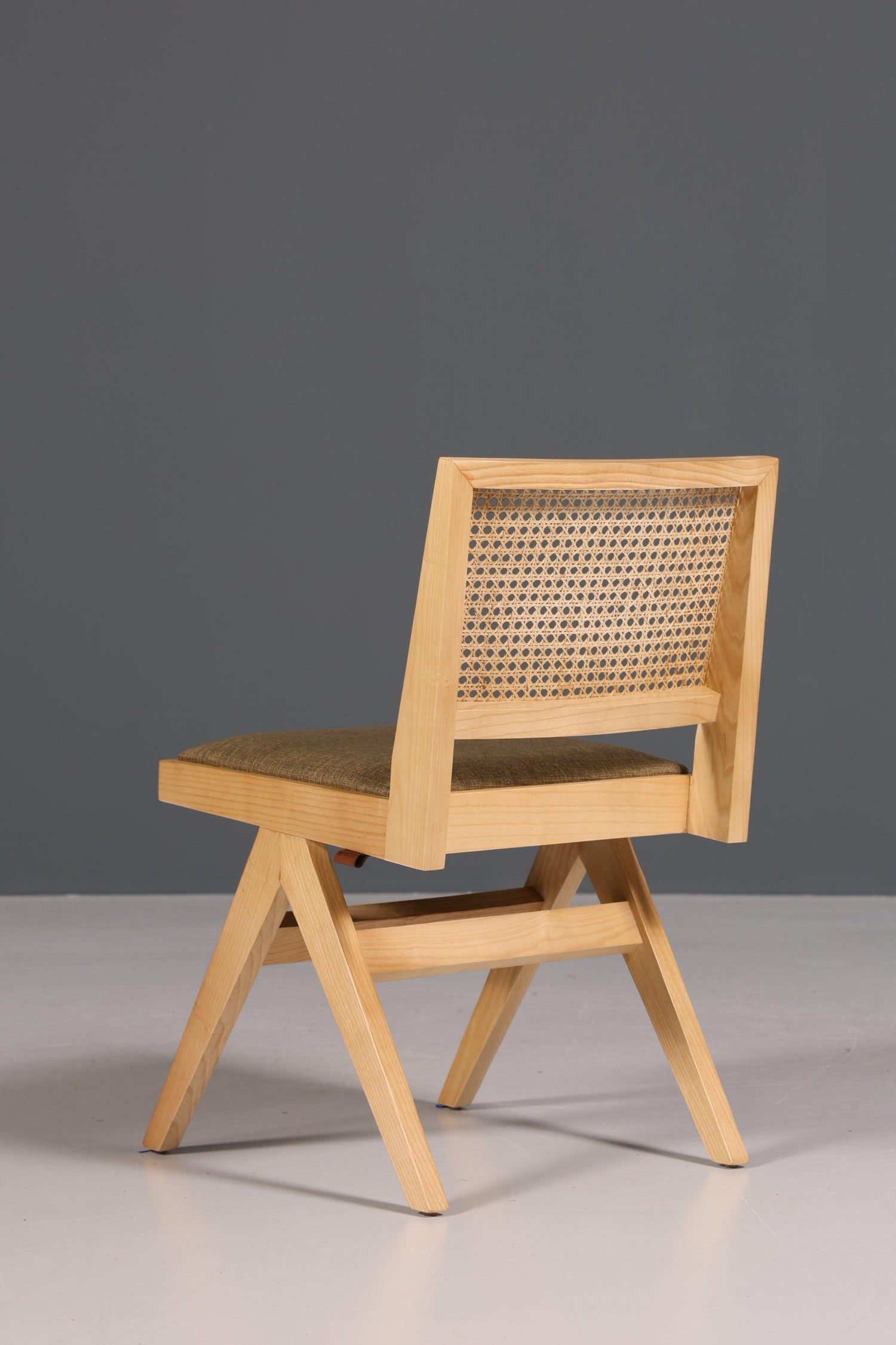 Edler "Vienna Beige" Stuhl Esszimmerstuhl mit Wiener Geflecht Korbgeflecht Schreibtischstuhl Lounge Stuhl