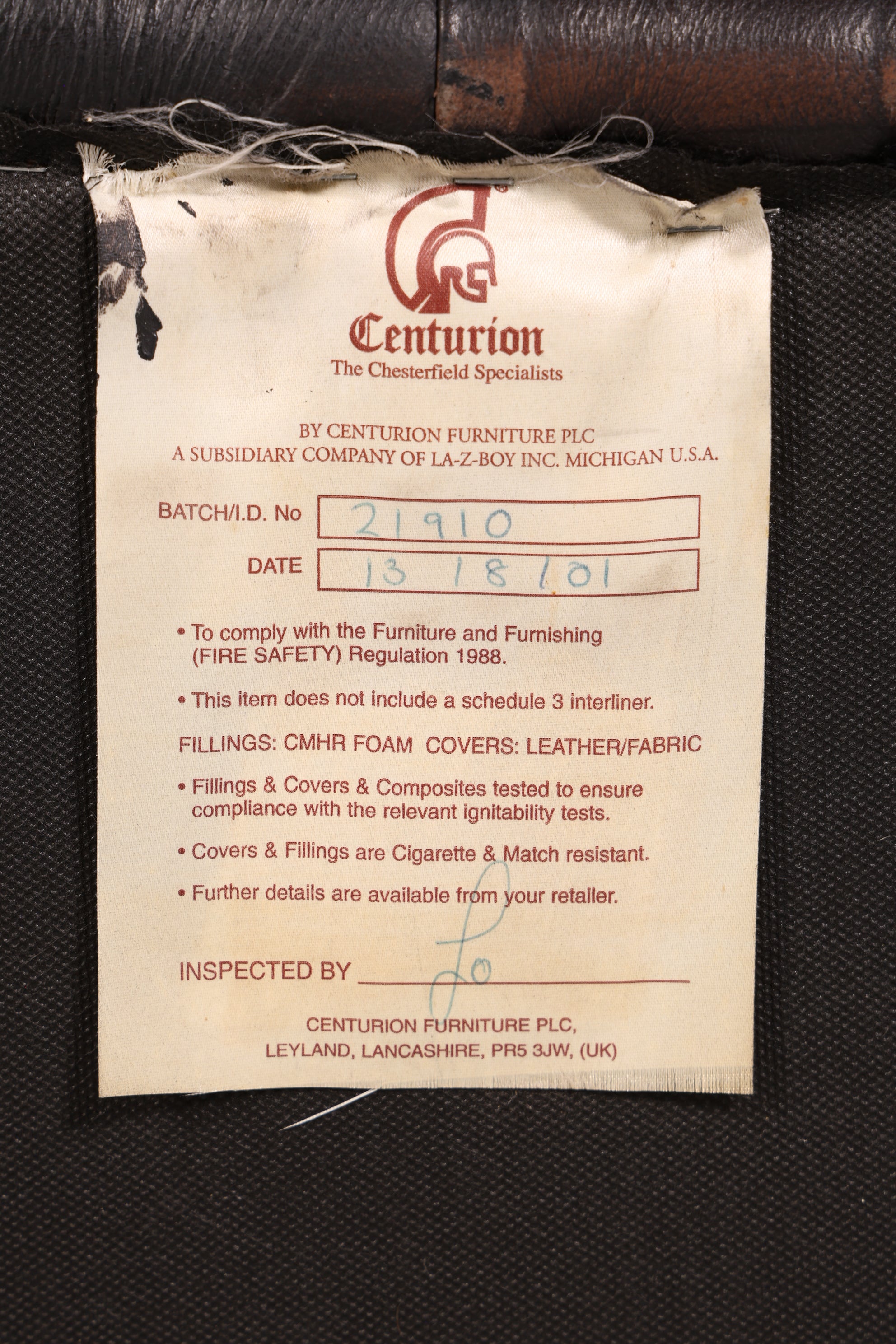 Wunderschöner Original Chesterfield Centurion Sessel Englischer Armlehnsessel Englisch Herrensessel